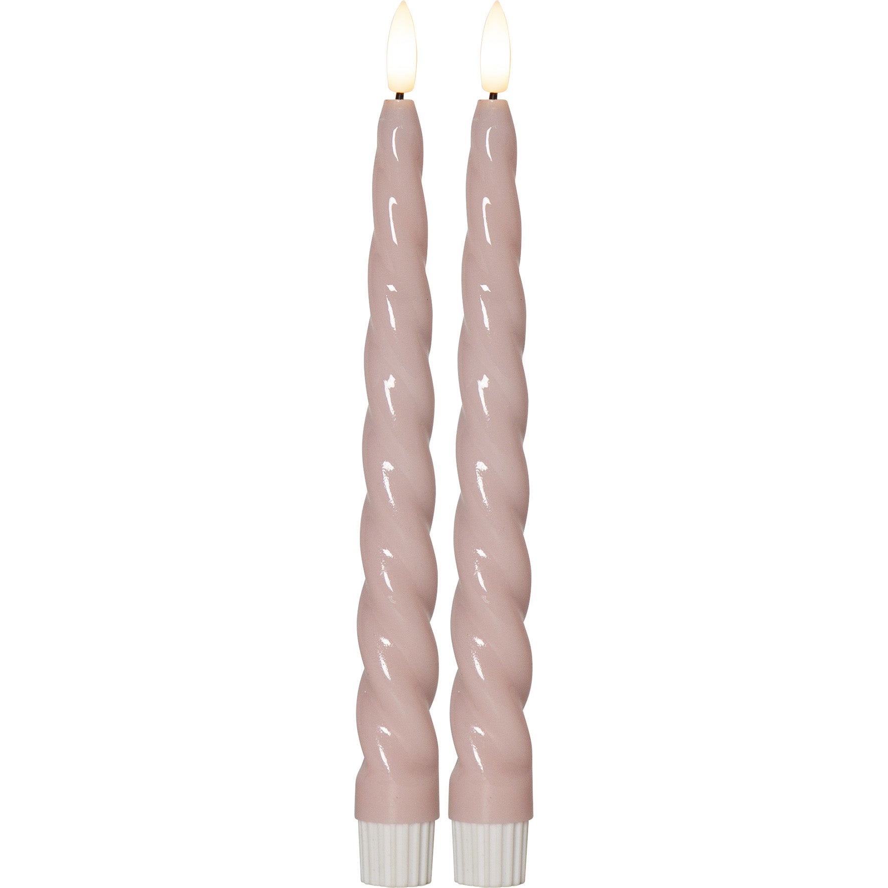 [8565286] LED Antikljus Flamme Shine 2-pack rosa