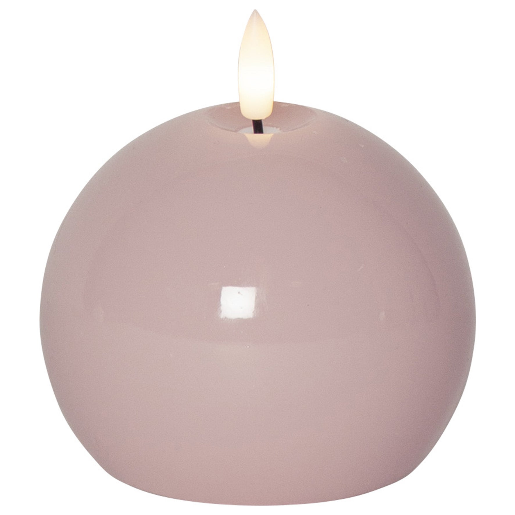 [8565284] LED Blockljus Flamme Shine rosa