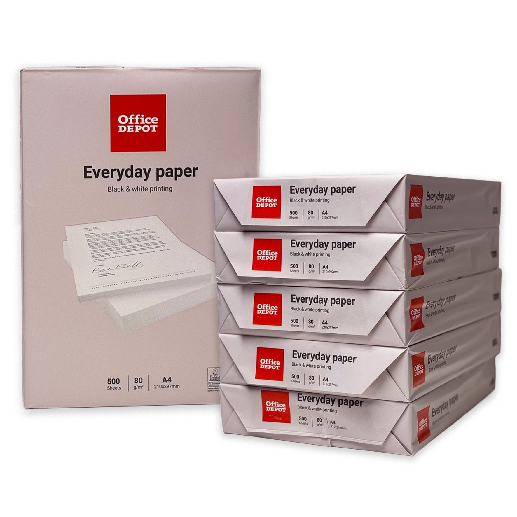 [1049864] Kopieringspapper Everyday 80g ohålat A4 500/fp
