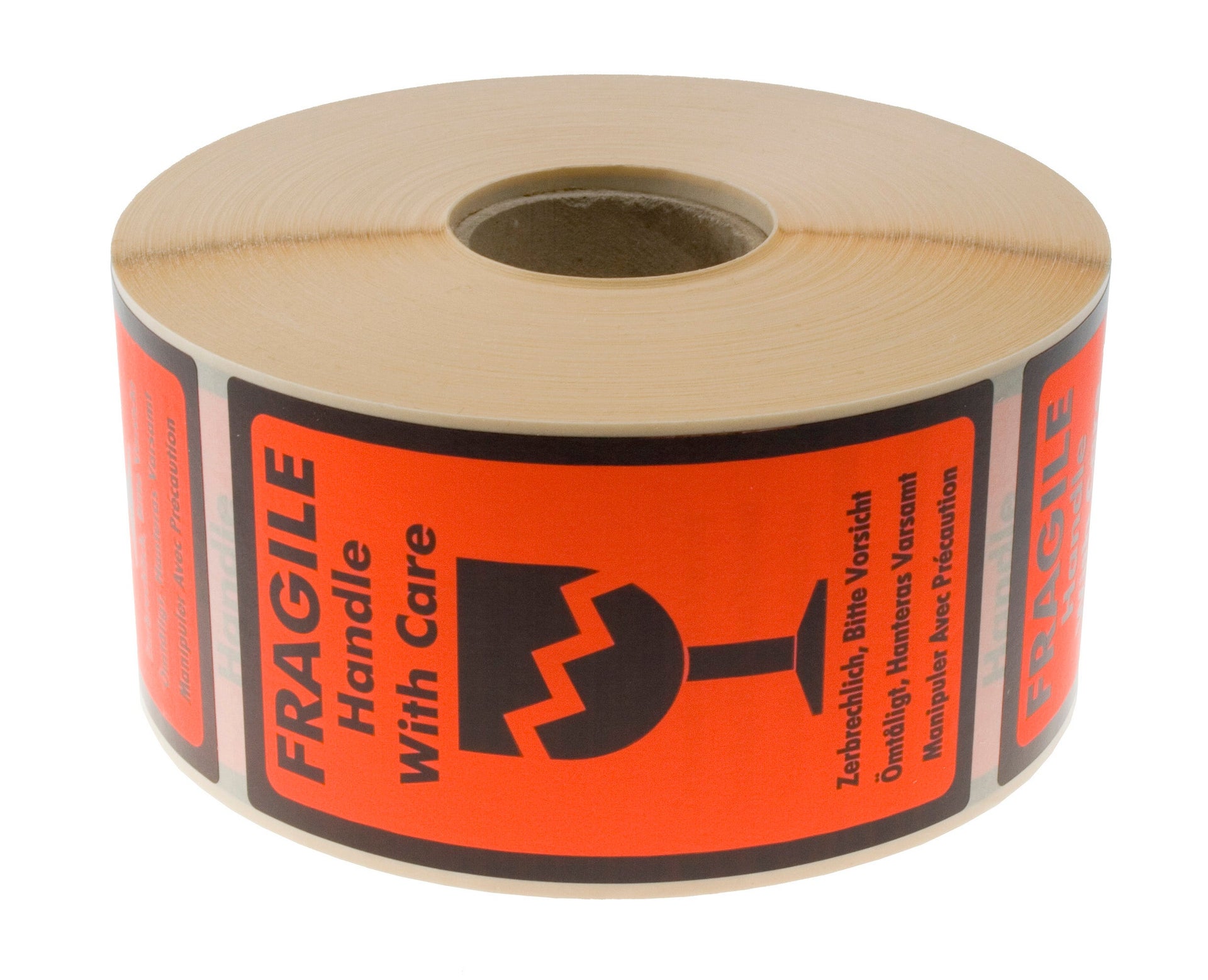 [8564824] Etikett Fragile Handle With Care 1000 etiketter/rulle