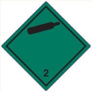 [8564898] Farligt gods-etiketter 2.2 Non Flammable Gas 250 st/rulle