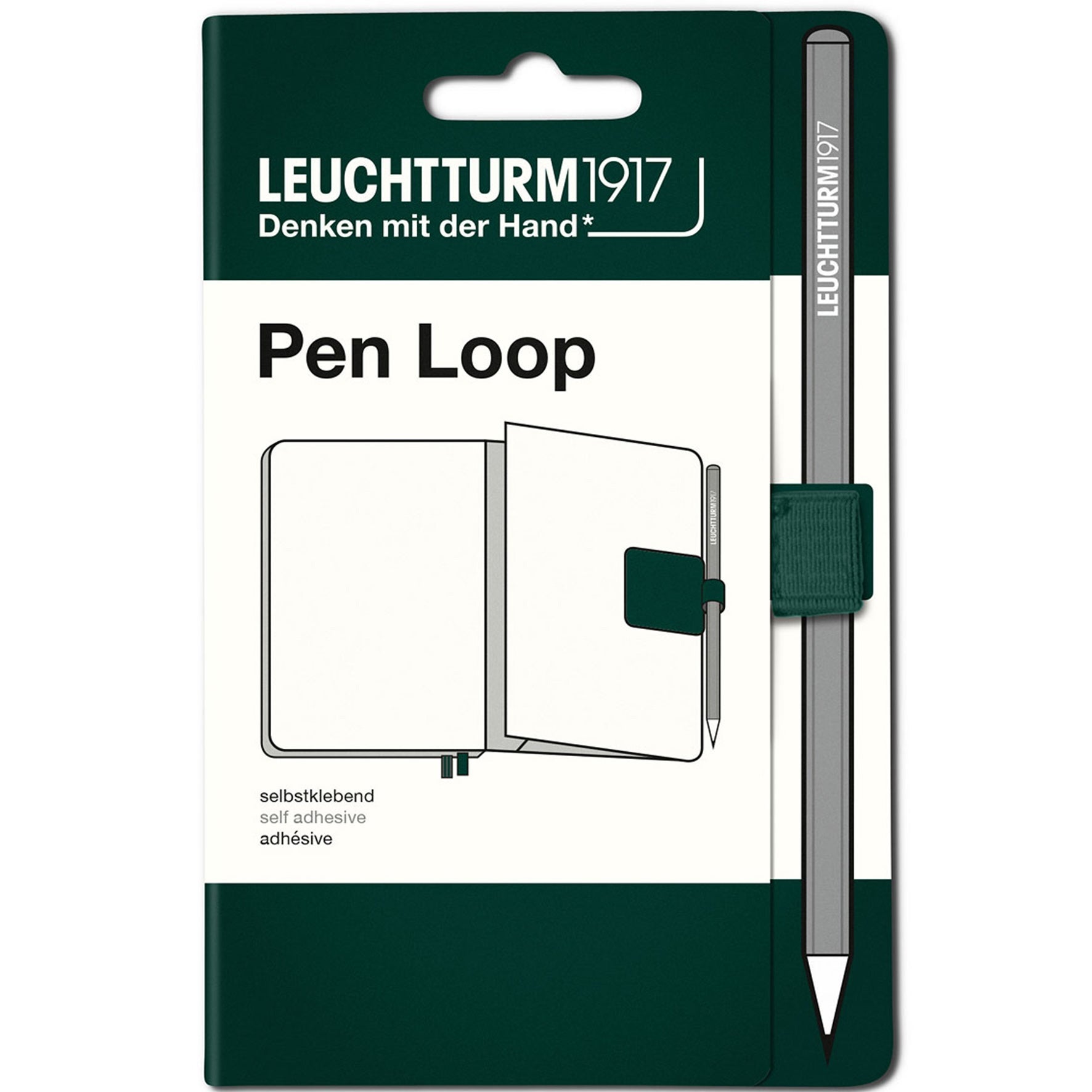 [2369982] Pennhållare Pen loop Forest green