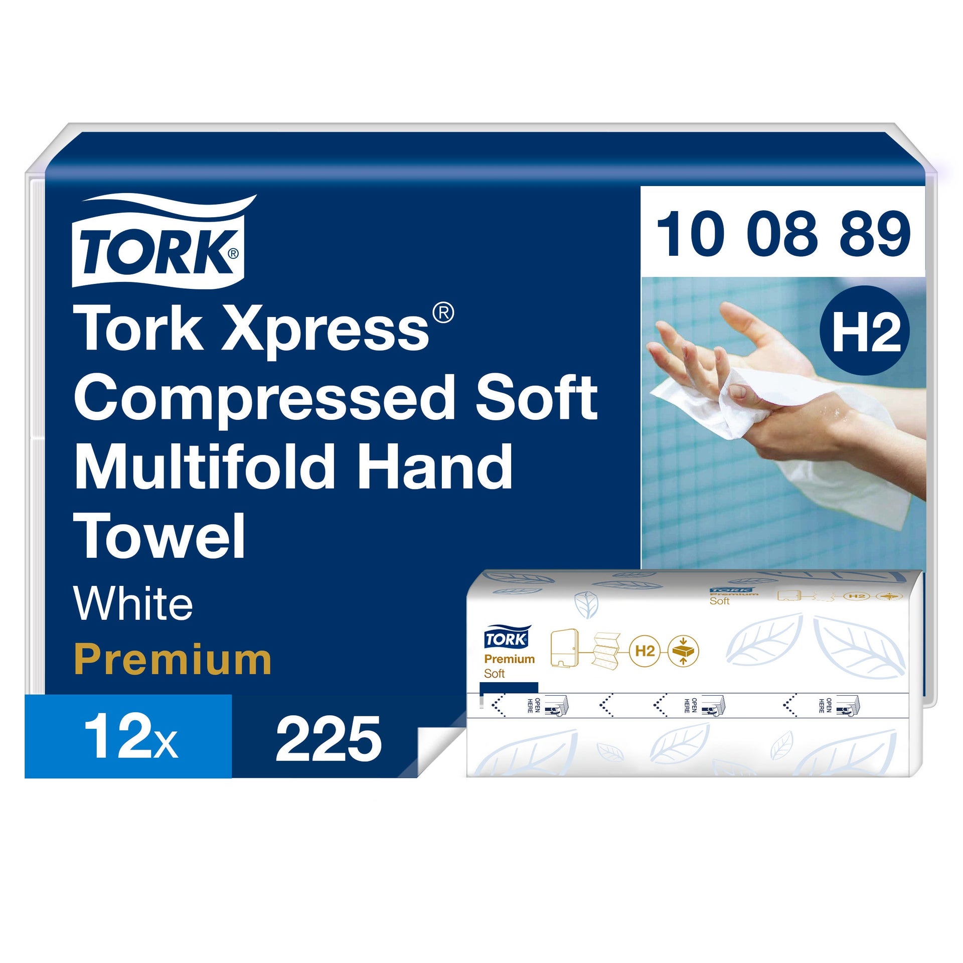 [8565687] Pappershandduk Tork Xpress® Z Premium Compressed Soft 2700/trp