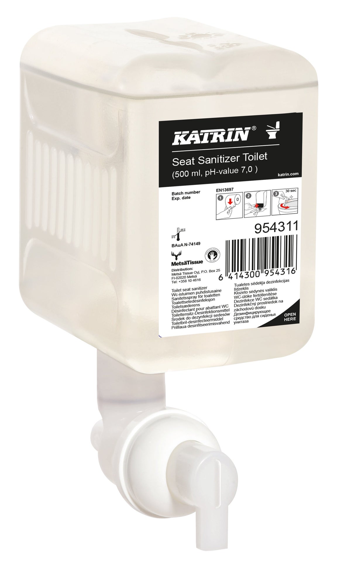 [8563262] Desinfektion för toalettrengöring 500 ml Katrin
