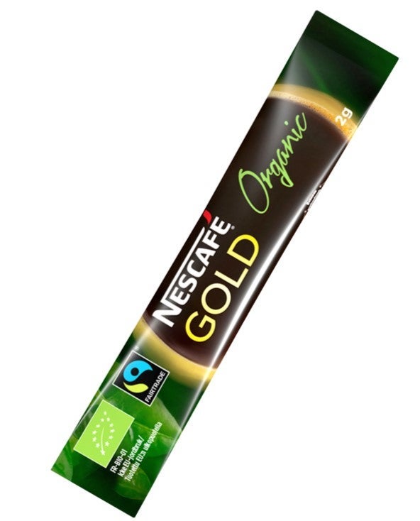 [8563298] Snabbkaffe Nescafé Gold Organic sticks 300x2 g Eko