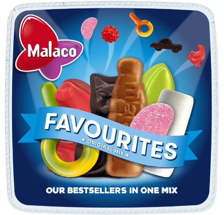 [8550287] Godis Malaco Favourites Original mix 900 g