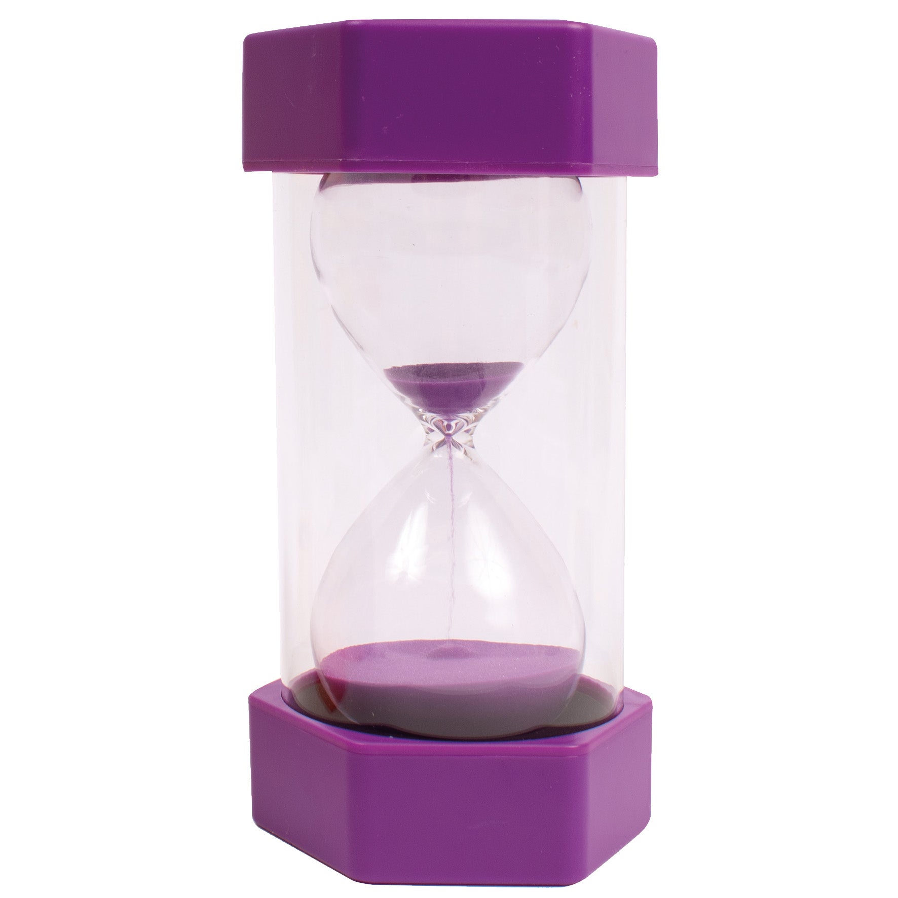[8566491] Stort timglas 15 min lila