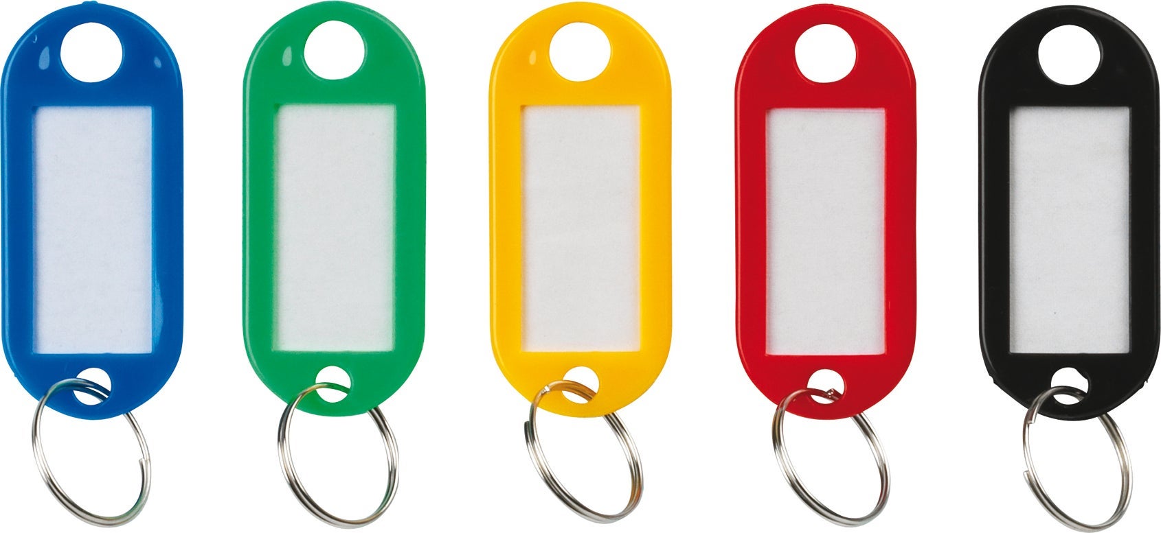 [2362940] Nyckelbricka sorterade färger 50-pack