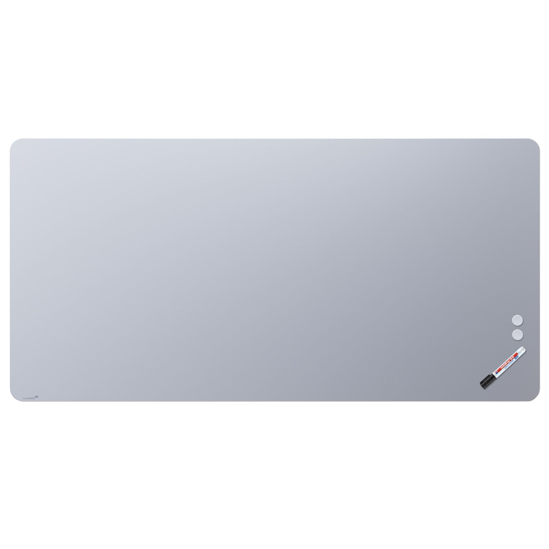 [8566656] Glastavla matt rundade hörn 100x200 cm Chilly Lake