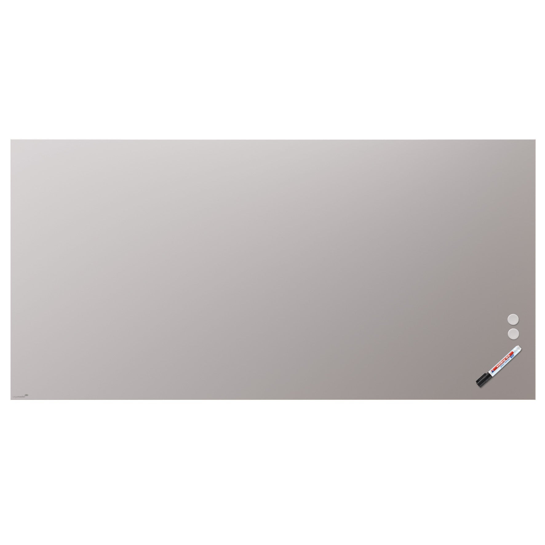 [8566668] Glastavla matt 100x200 cm warm grey
