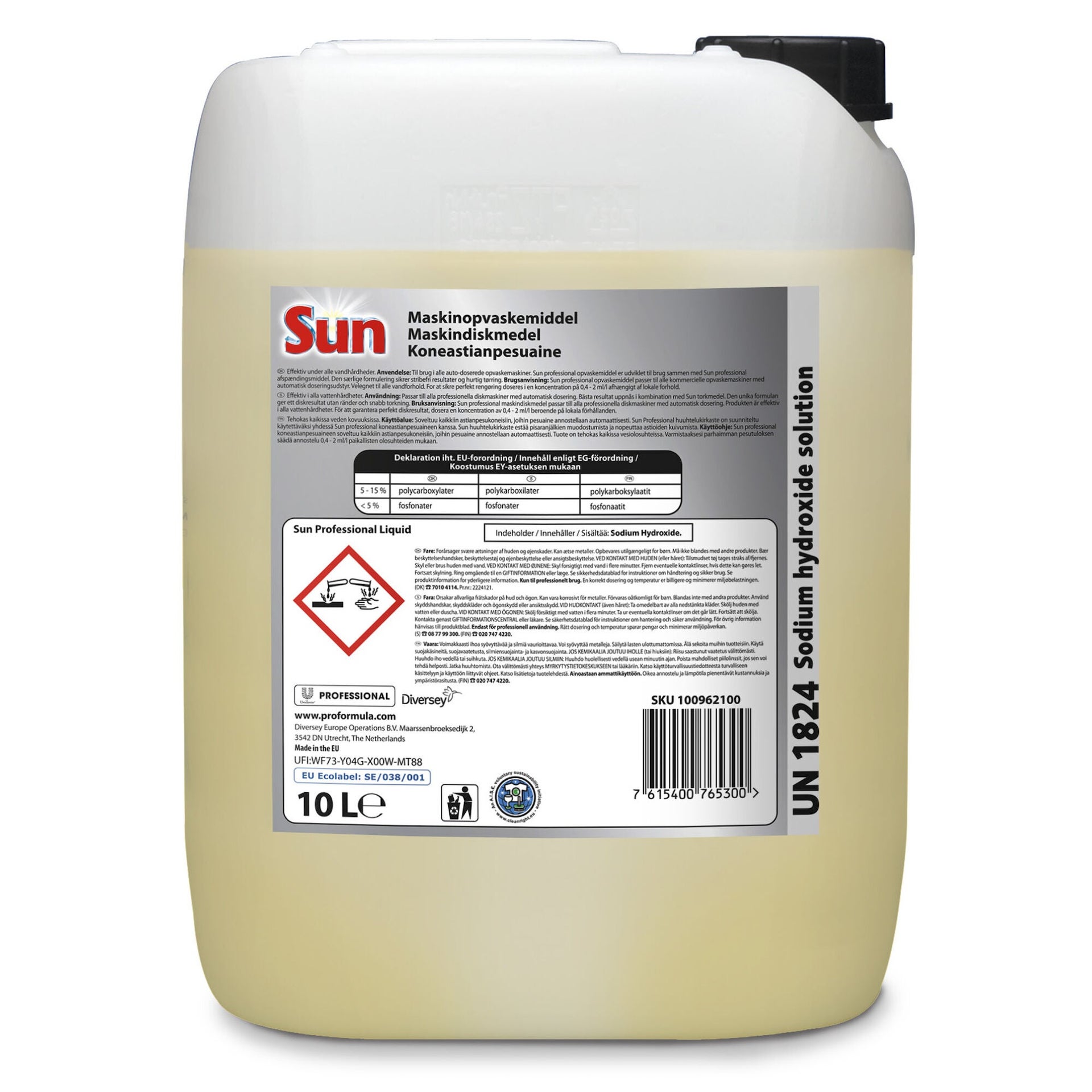 [8562540] Maskindiskmedel Sun Pro 10 liter
