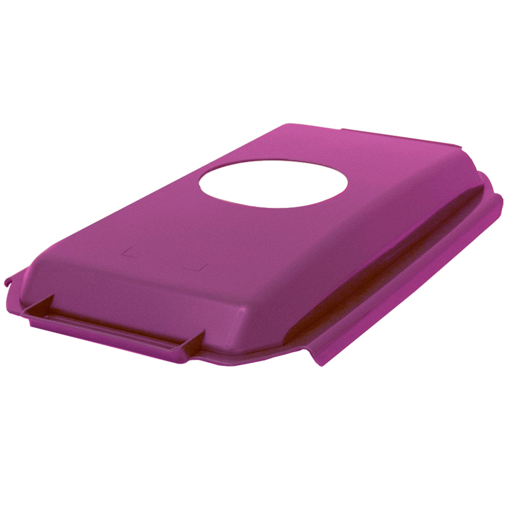 [8566777] Lock med runt hål till soptunna Patricia 60 liter lila