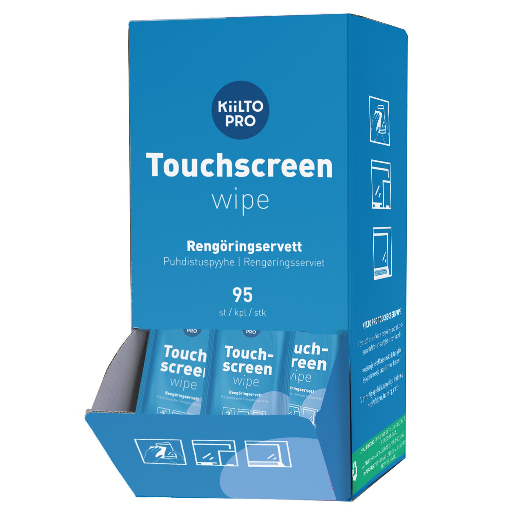[8566828] Rengöringsservett Touchscreen wipe 95-pack