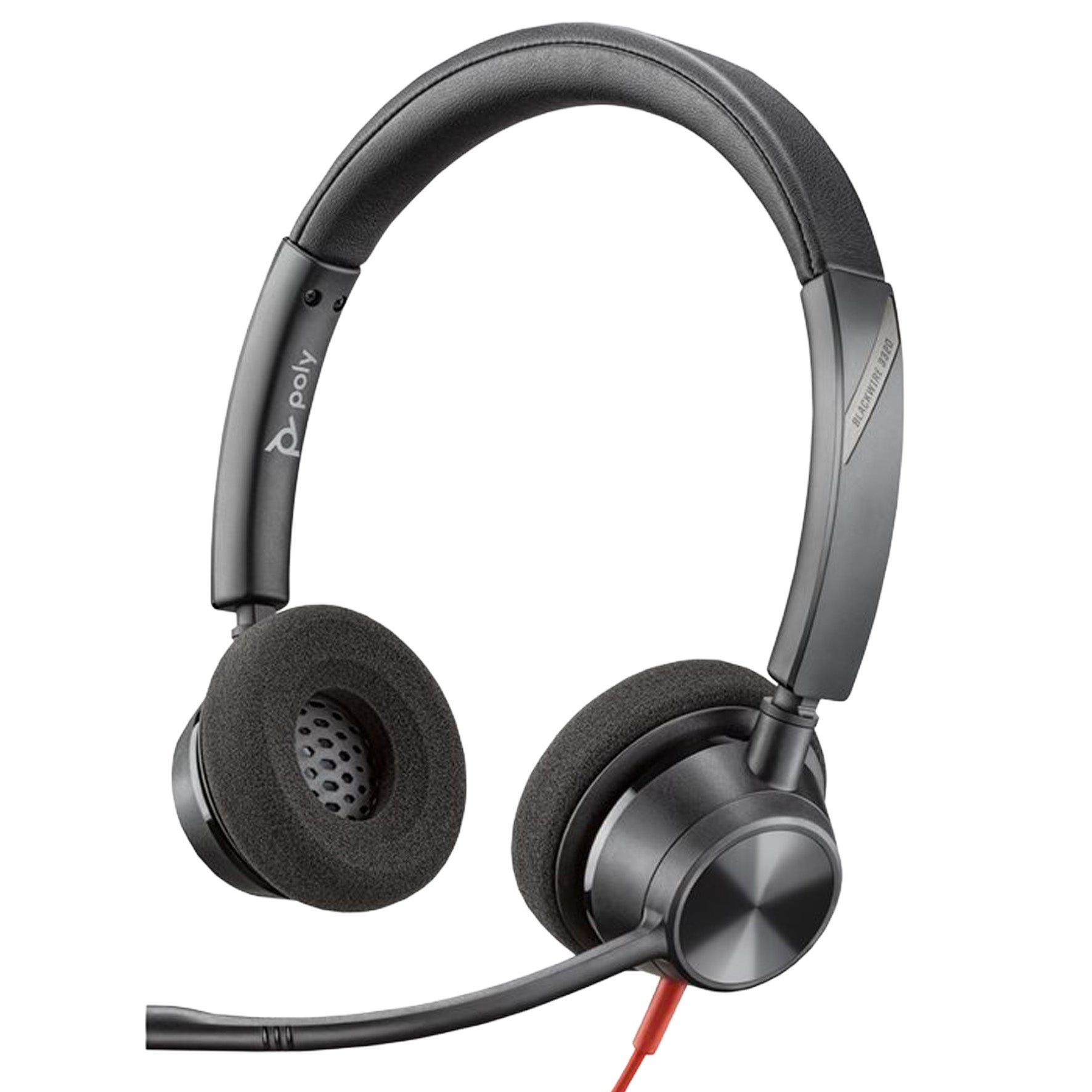 [8567216] Headset Poly Blackwire 3320 Stereo Teams USB-C + USB-C/A Adapter