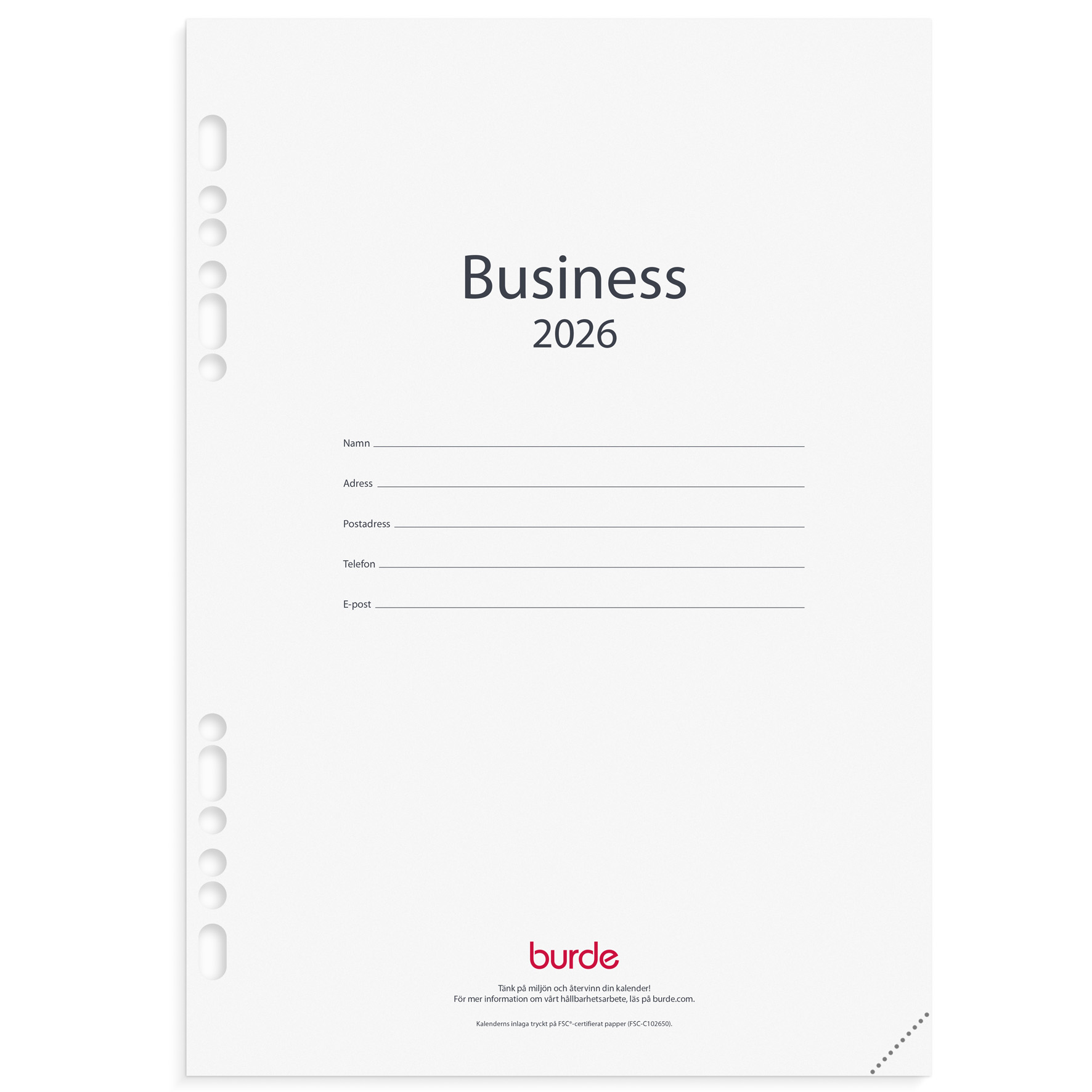 [61480126] Business 2026 kalendersats