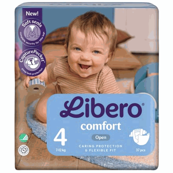 [8567265] Blöjor Libero Comfort 4, 7–12 kg 37-pack