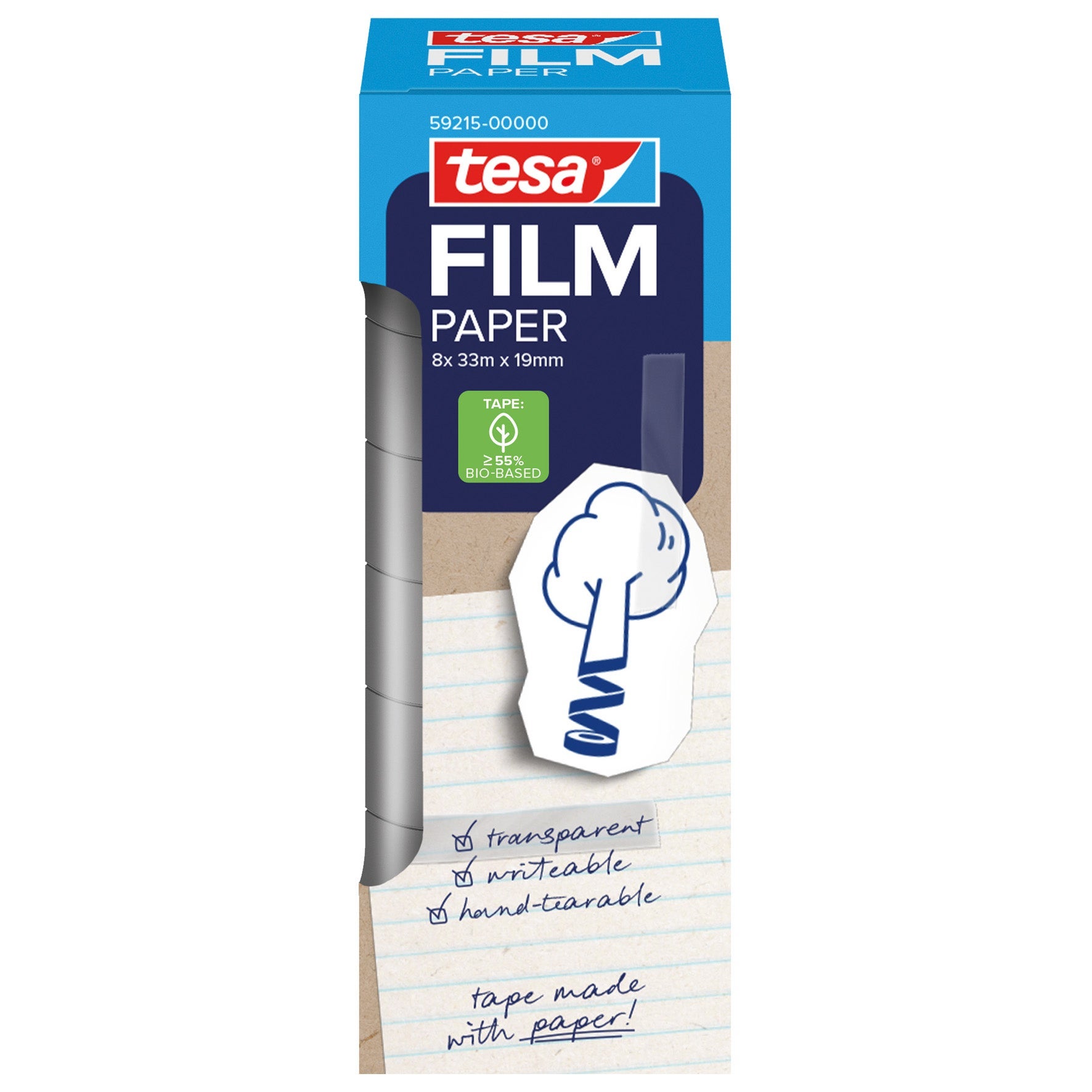 [2346156] Tejp Film Papper 19 mm x 33 m