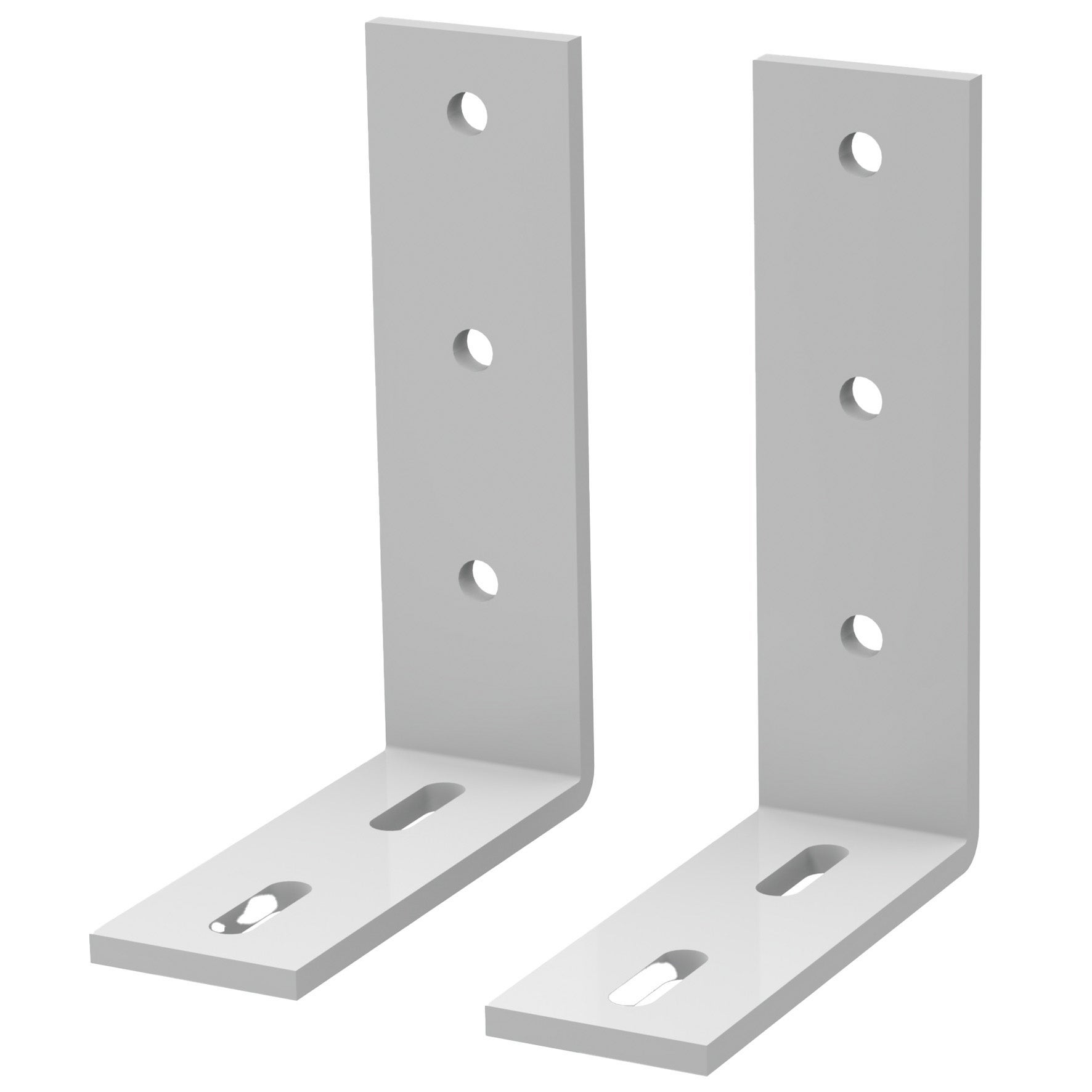 [8566796] Bordsfäste till skärm Selma 2-pack silver