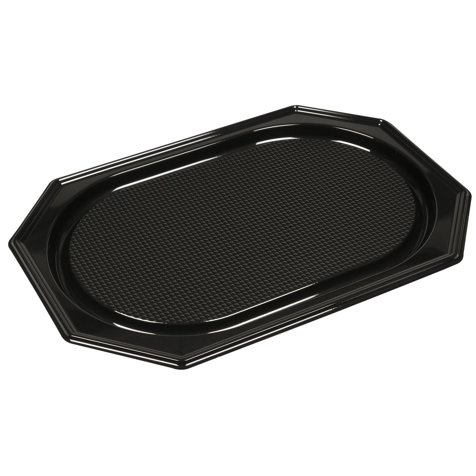 [8567429] Serveringsfat 36x54x3 cm svart RPET 10-pack