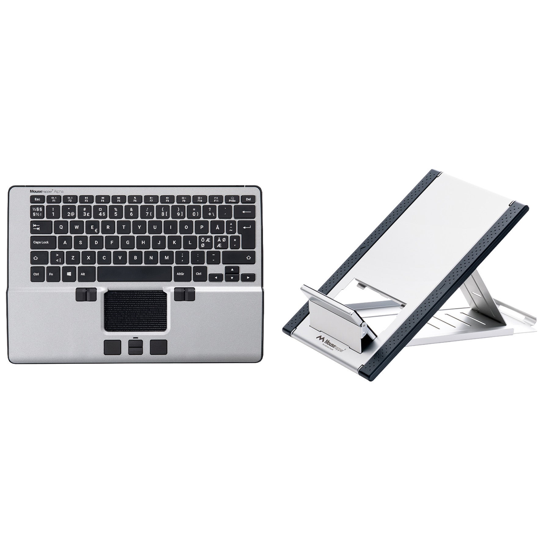 [8567392] Ergonomisk arbetsstation Mousetrapper Alpha med laptopställ