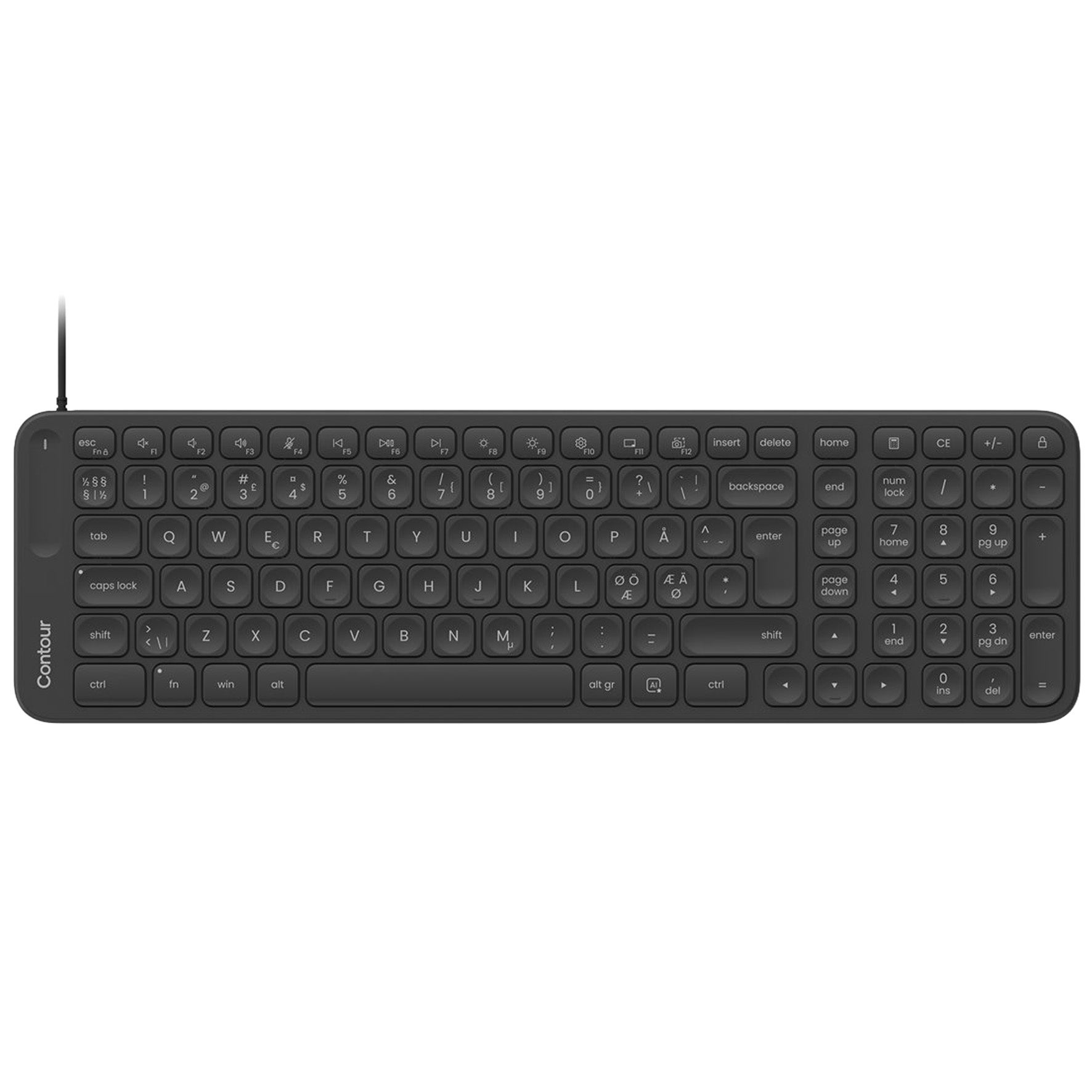 [8567408] Trådat tangentbord Balance Mid-size