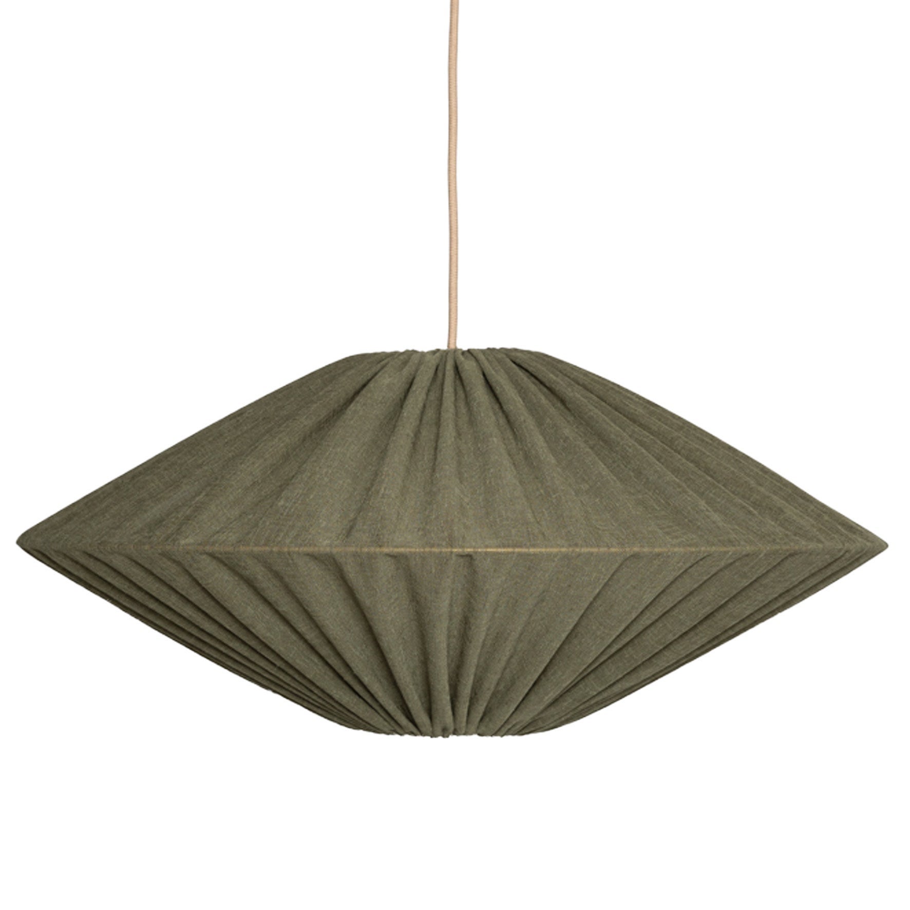 [8567589] Taklampskärm Figo D58 s/g Bado olivgrön