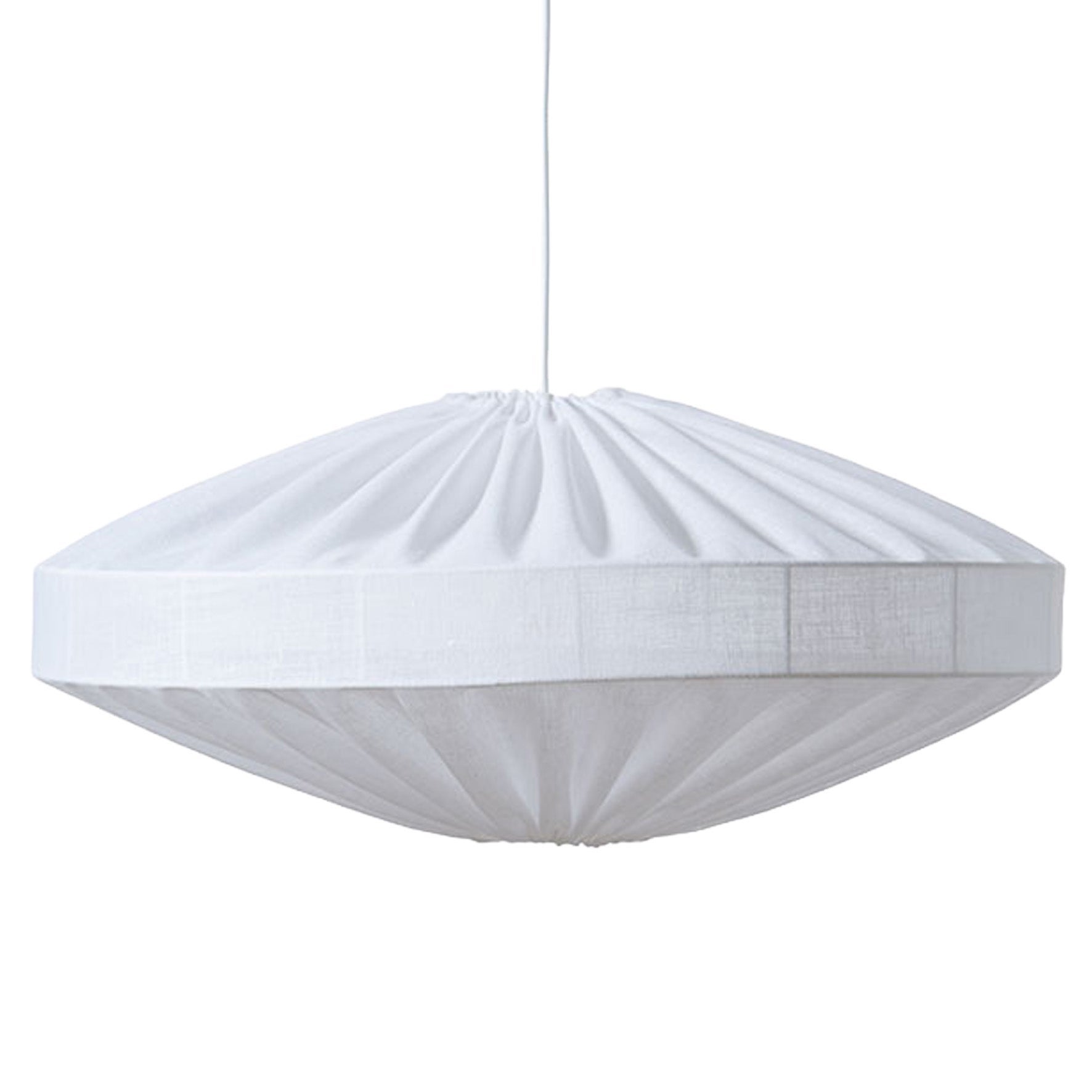 [8567545] Taklampskärm Alba D58 s/v Linero vit