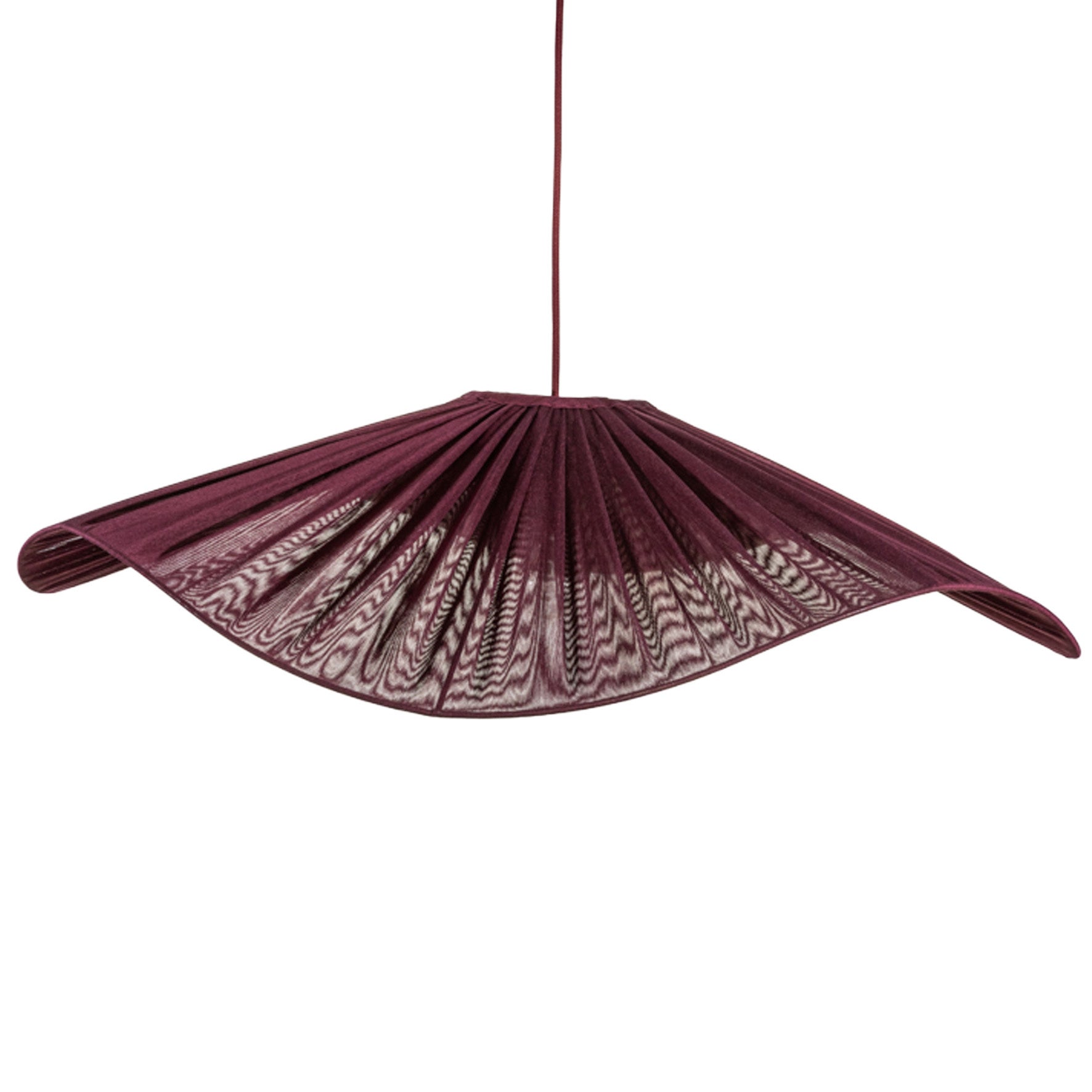 [8567615] Taklampskärm Monstera D78 Nivi plommon