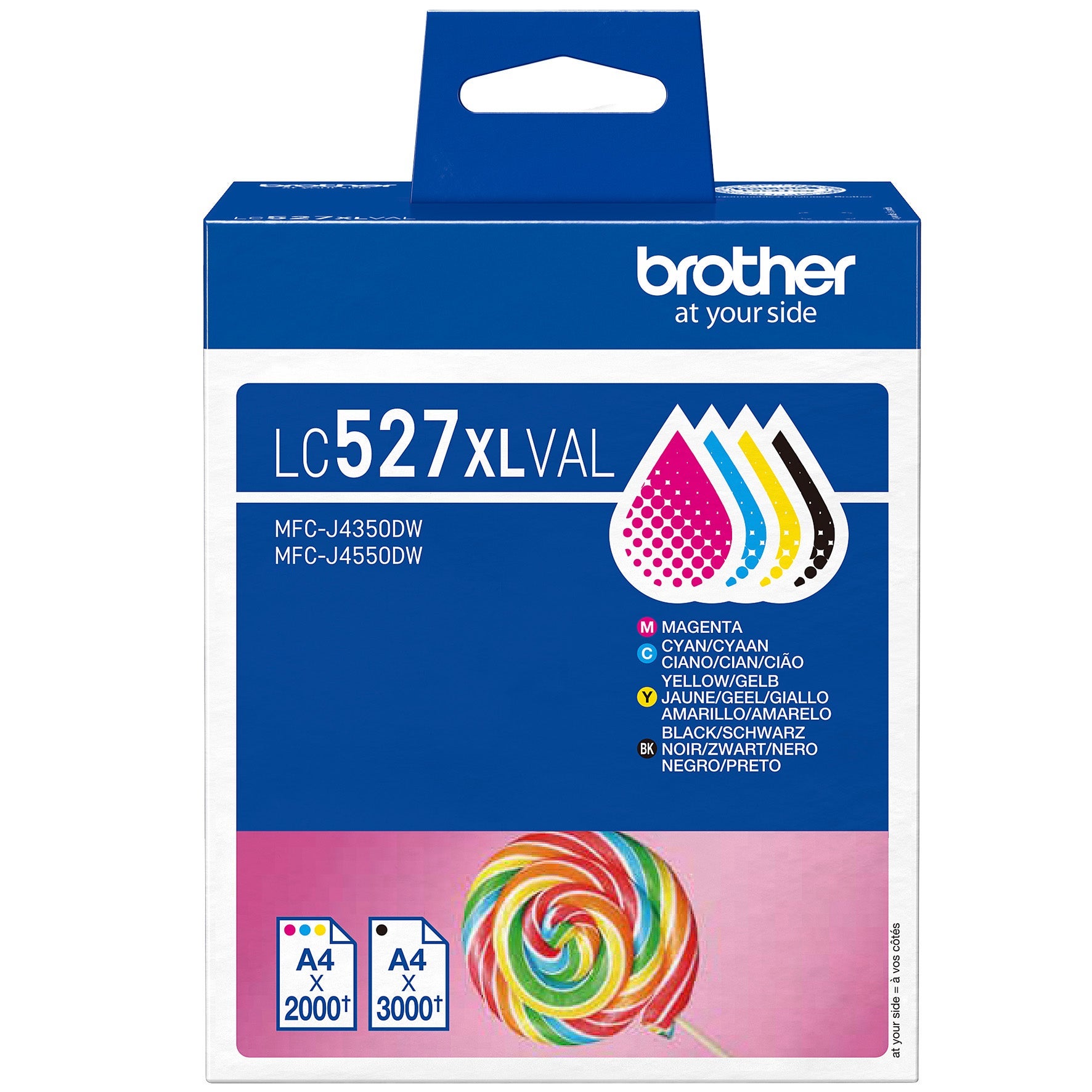 [8567631] Bläckpatroner Brother LC527XLVAL CMYK