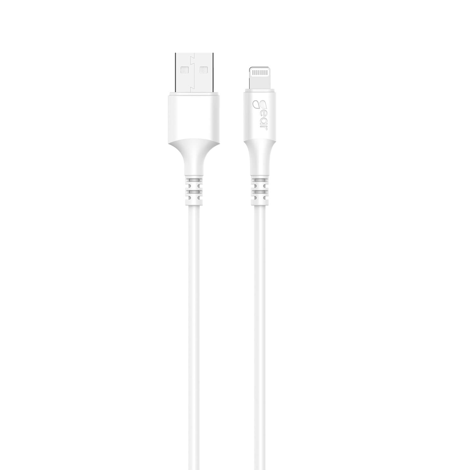 [8568040] Laddkabel Lightning till USB-A 1 m MFI vit