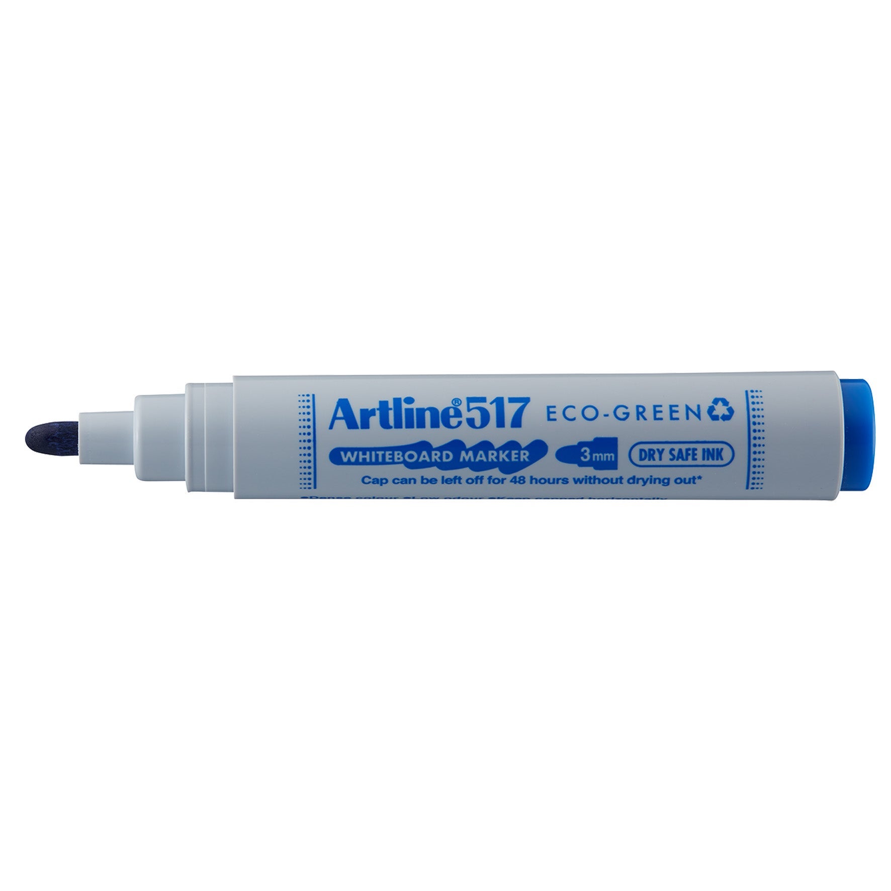 [2409311] Whiteboardpenna Artline 517 Eco-green rund blå