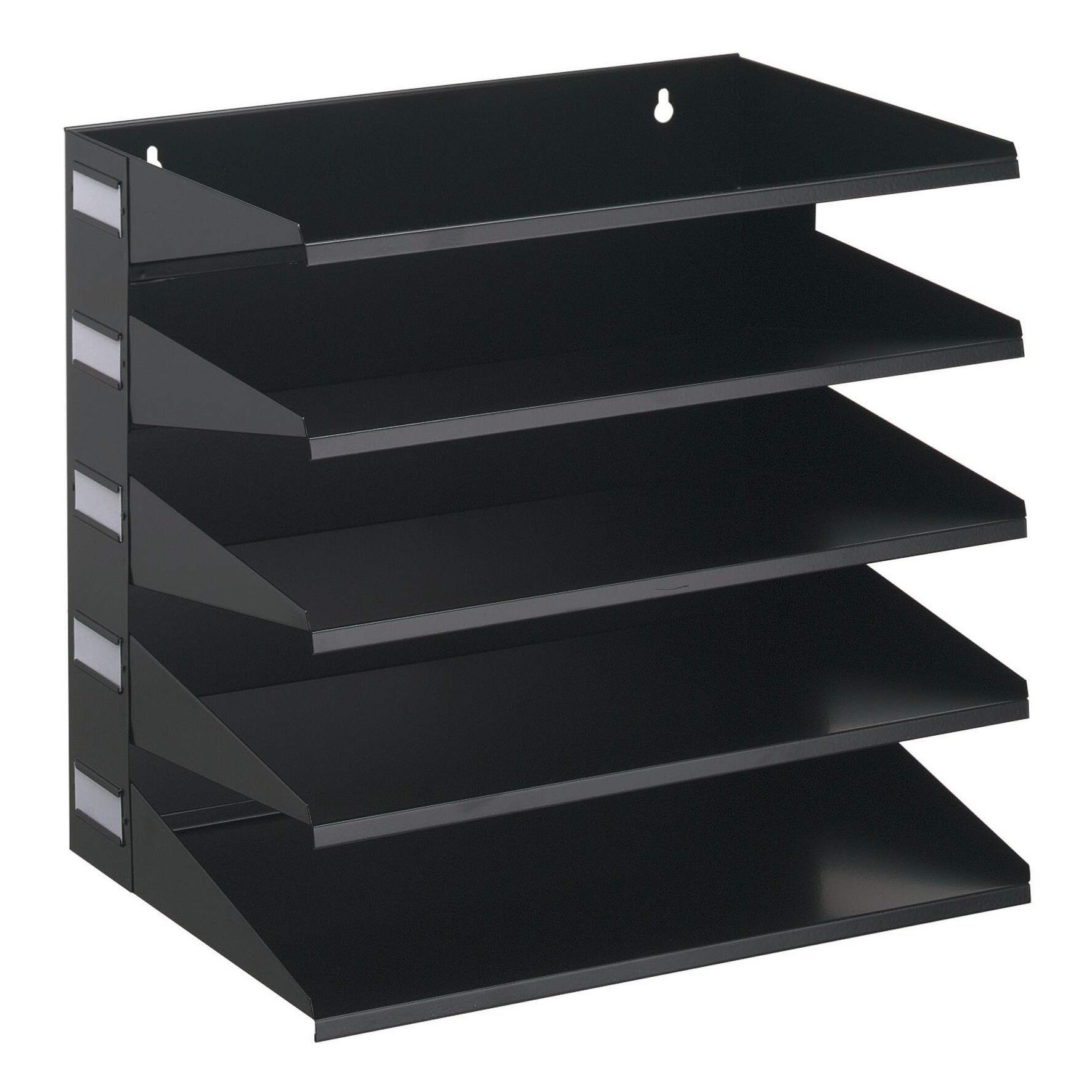 [8567911] Sorteringsfack vägg 5 A4 svart