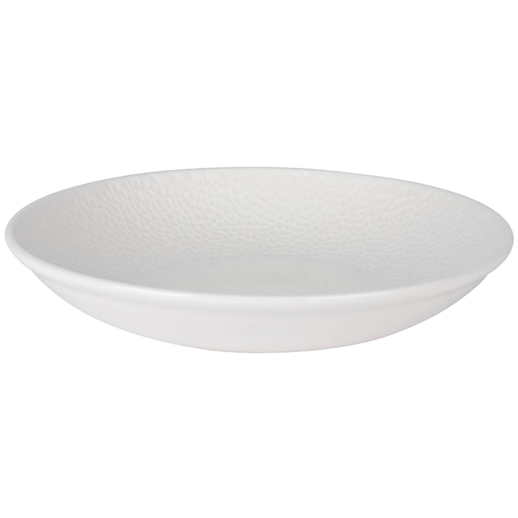 [8567739] Tallrik djup Wellington 25 cm vit