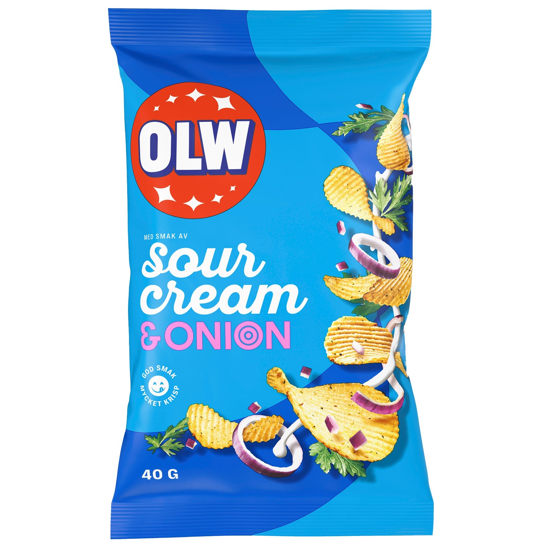 [8568277] Chips OLW Sourcream & Onion 20 x 40 g