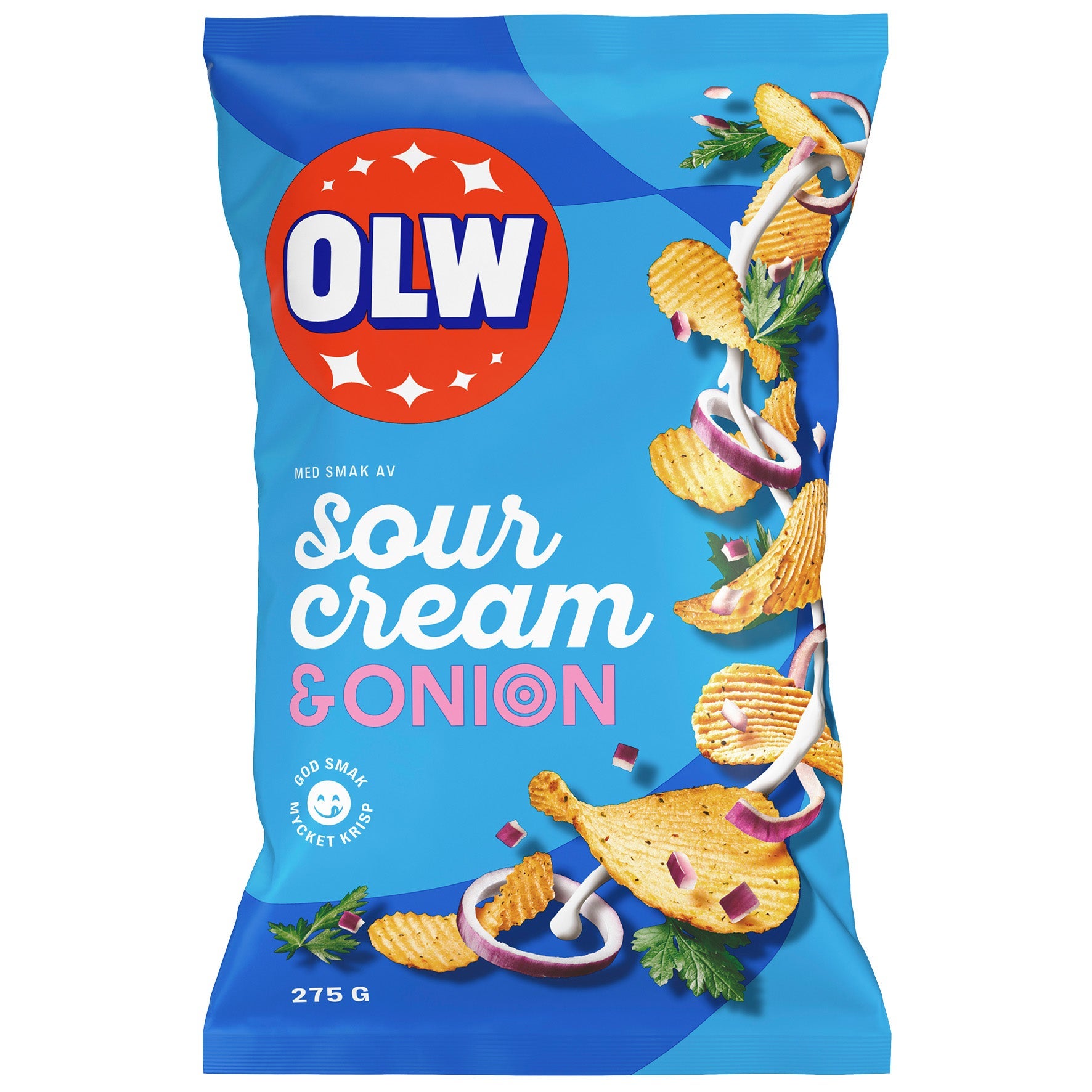 [8568291] Chips OLW Sourcream & Onion 18x275 g