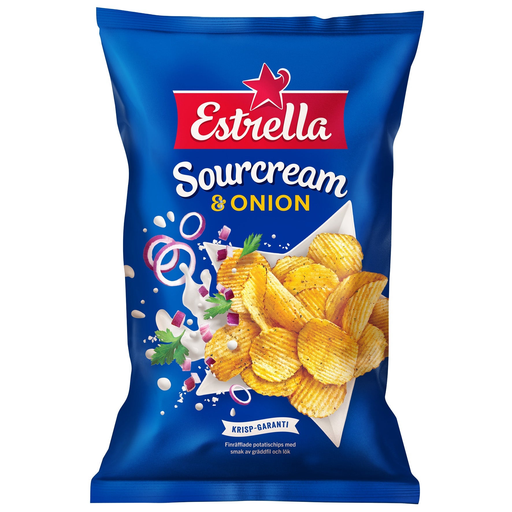[8568311] Chips Estrella Sourcream & Onion 18x275 g