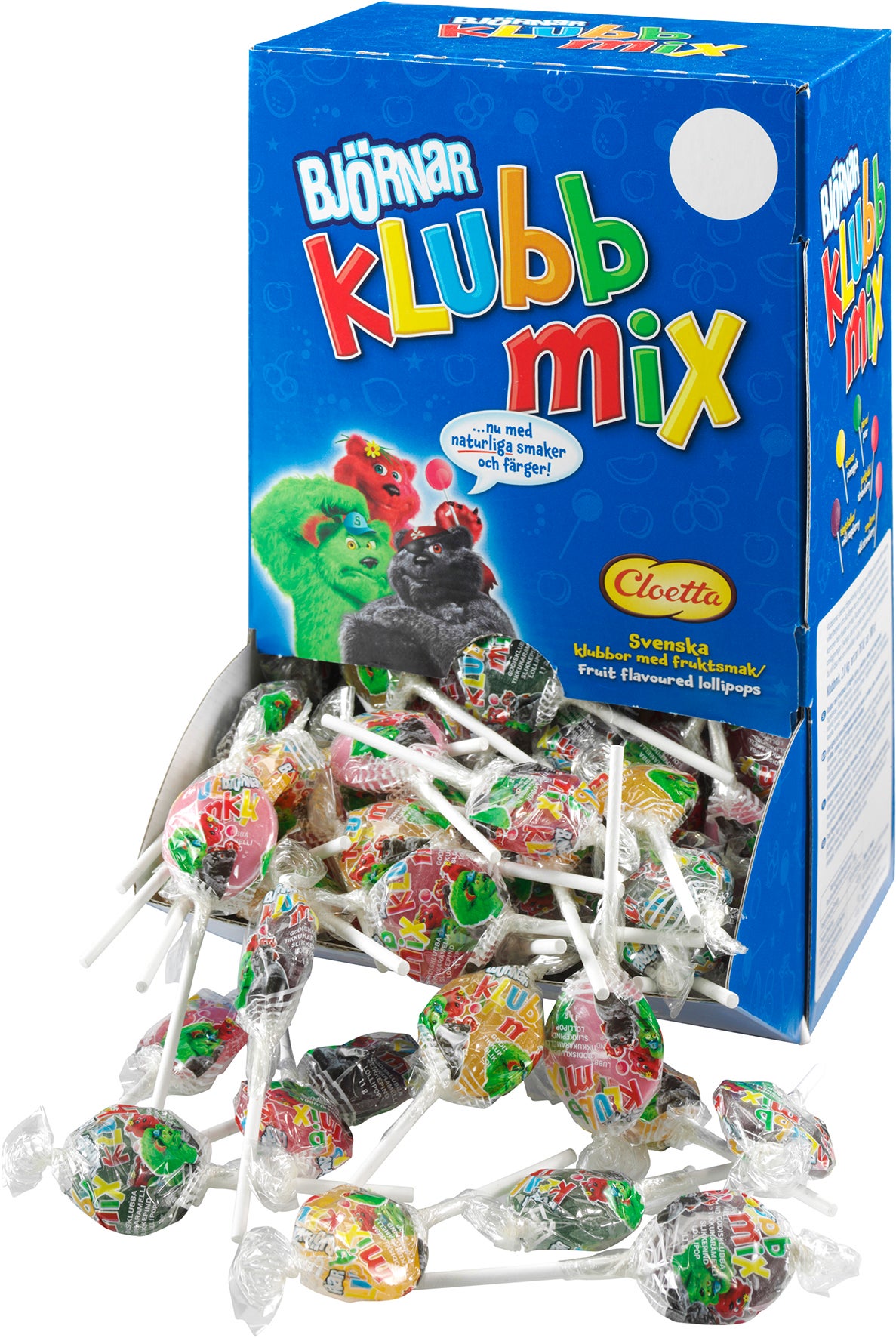 [8567512] Godis Cloetta Klubbmix Björnar 180 st