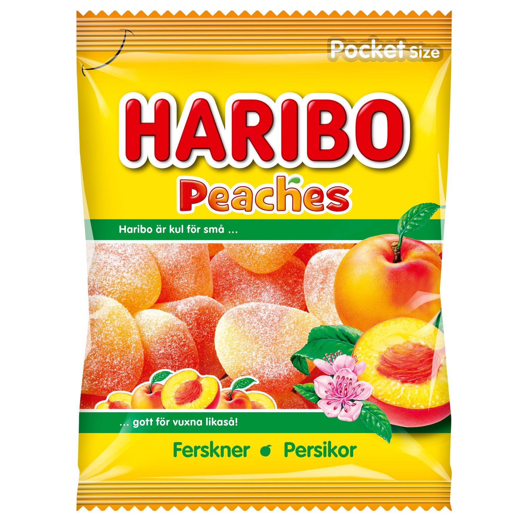 [8568253] Godis Haribo Persikor 24x80 g