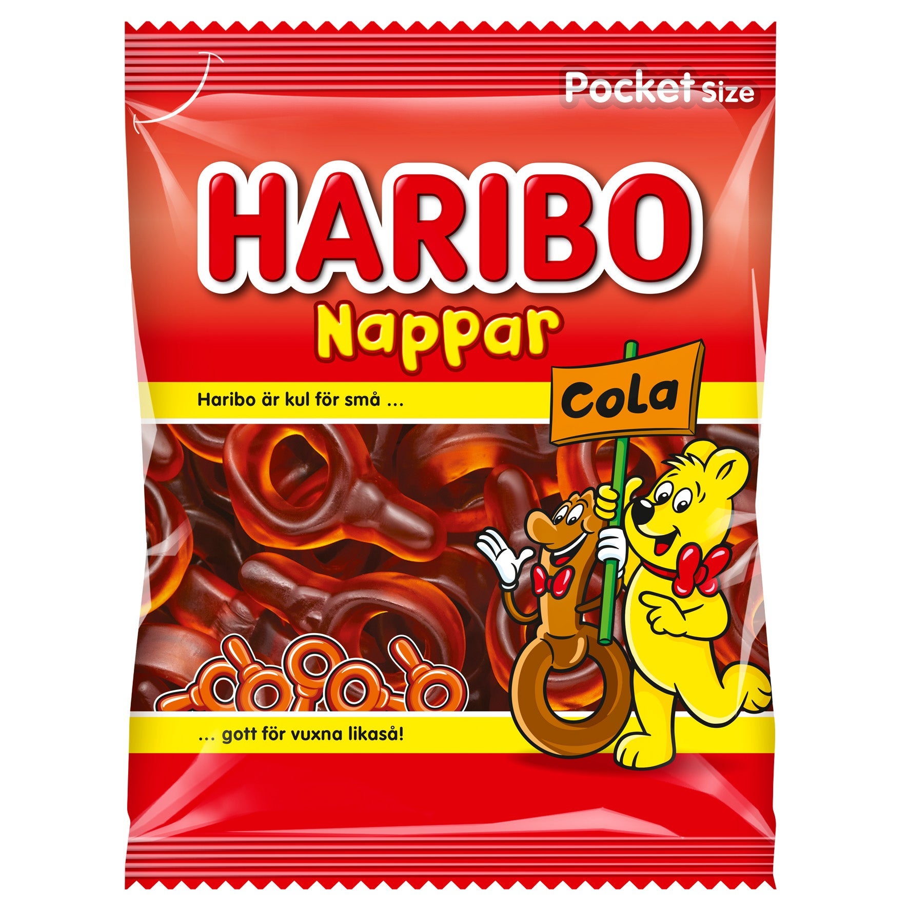 [8568269] Godis Haribo Nappar Cola 24x80 g