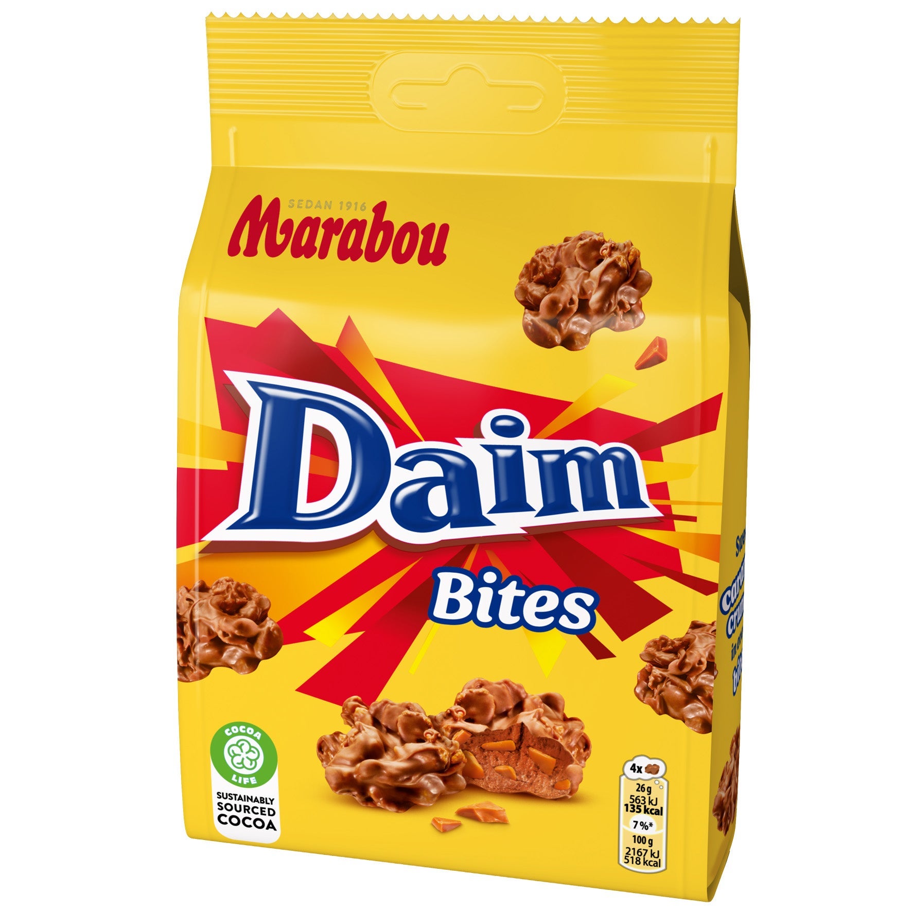 [8568270] Godis Marabou Daim Bites 8x145 g