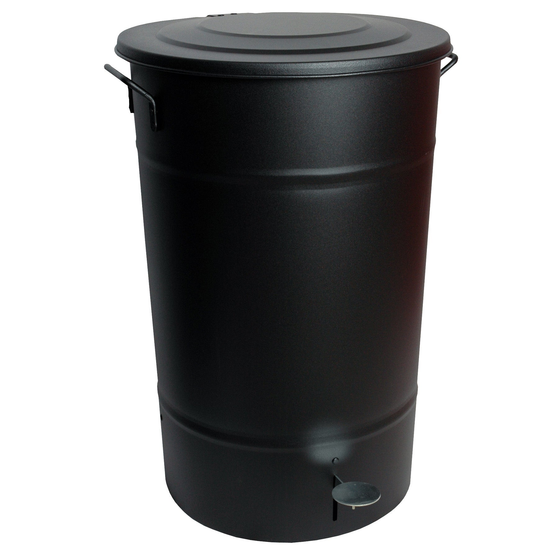 [8567828] Avfallstunna Greger med lock/pedal 30 liter svart