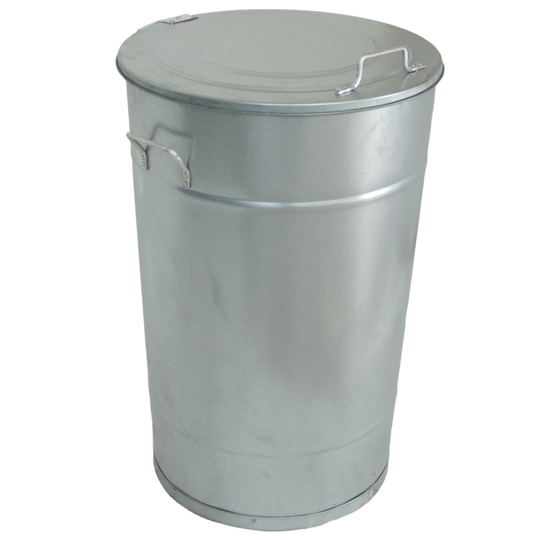 [8567835] Avfallstunna med lock Greger 115 liter galvaniserad