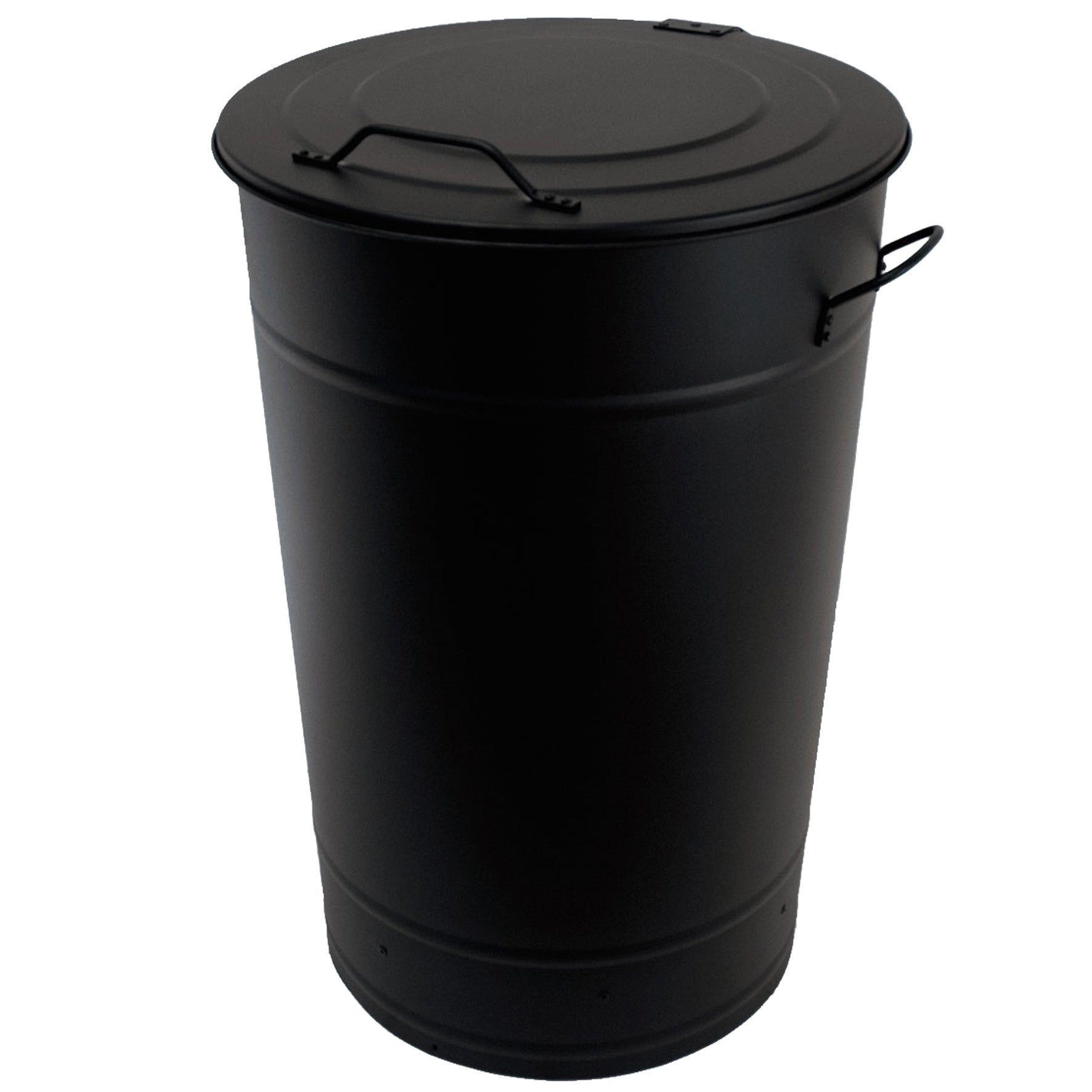 [8567836] Avfallstunna med lock Greger 115 liter svart