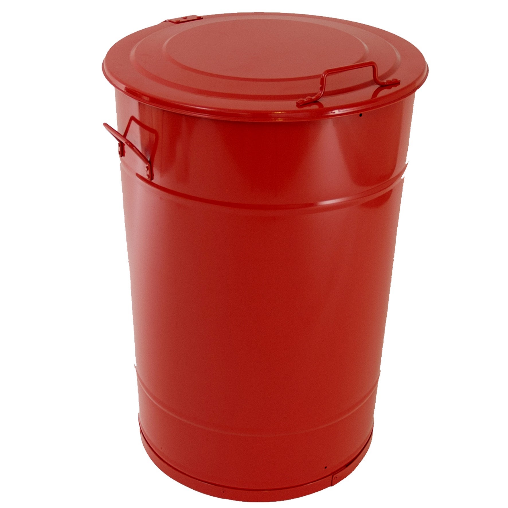 [8567837] Avfallstunna med lock Greger 115 liter röd
