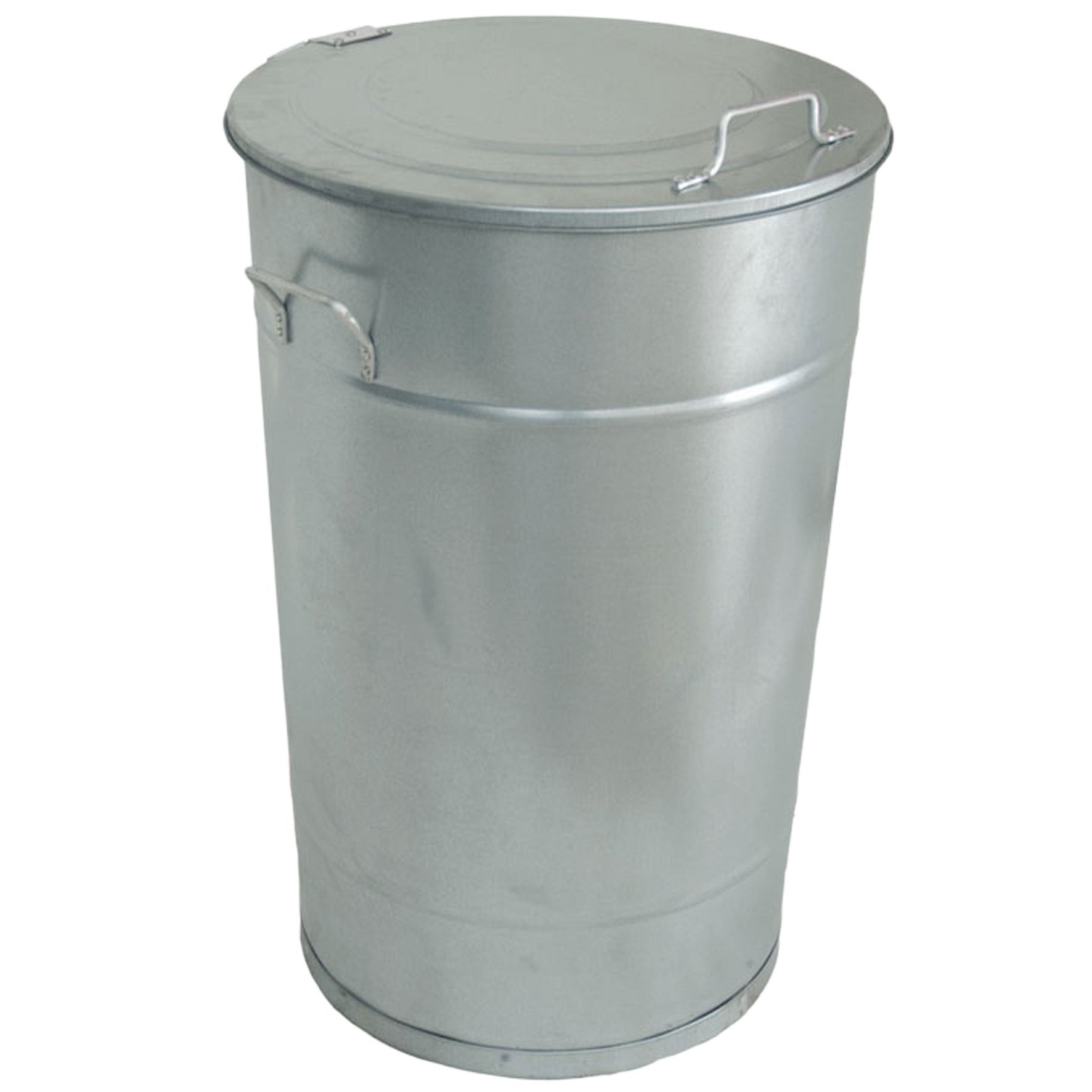 [8567839] Avfallstunna med lock Greger 160 liter galvaniserad