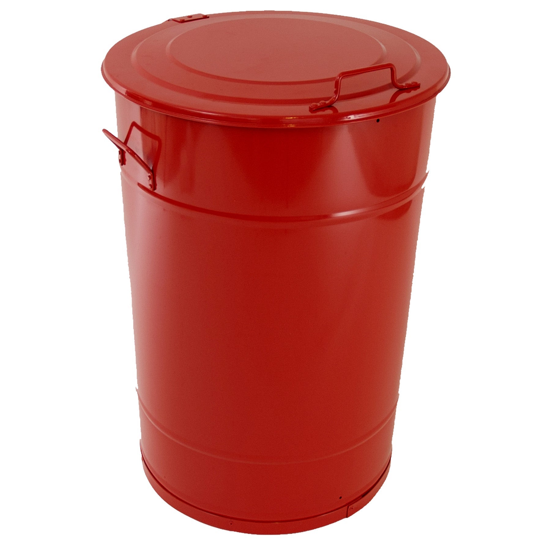 [8567841] Avfallstunna med lock Greger 160 liter röd
