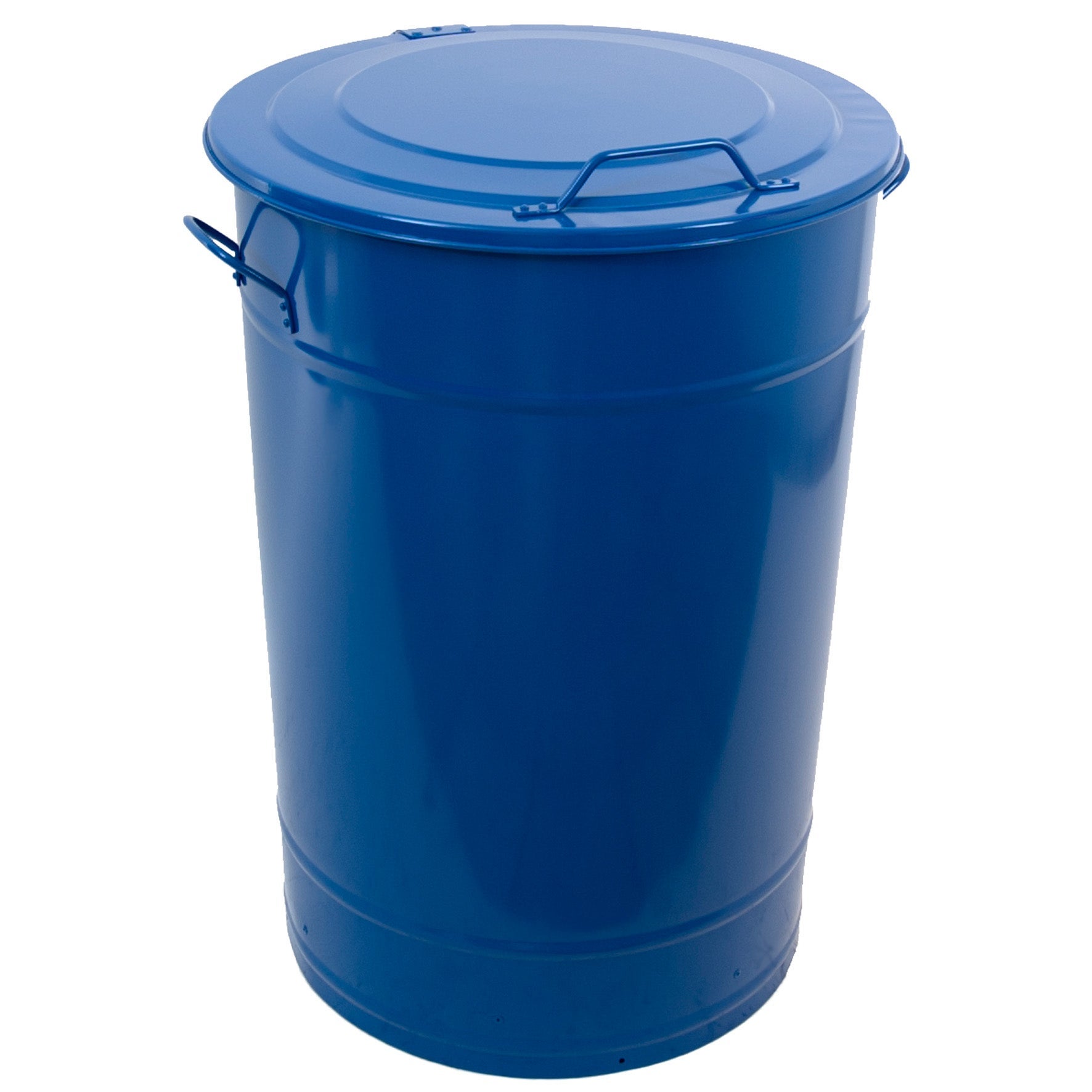 [8567842] Avfallstunna med lock Greger 160 liter blå