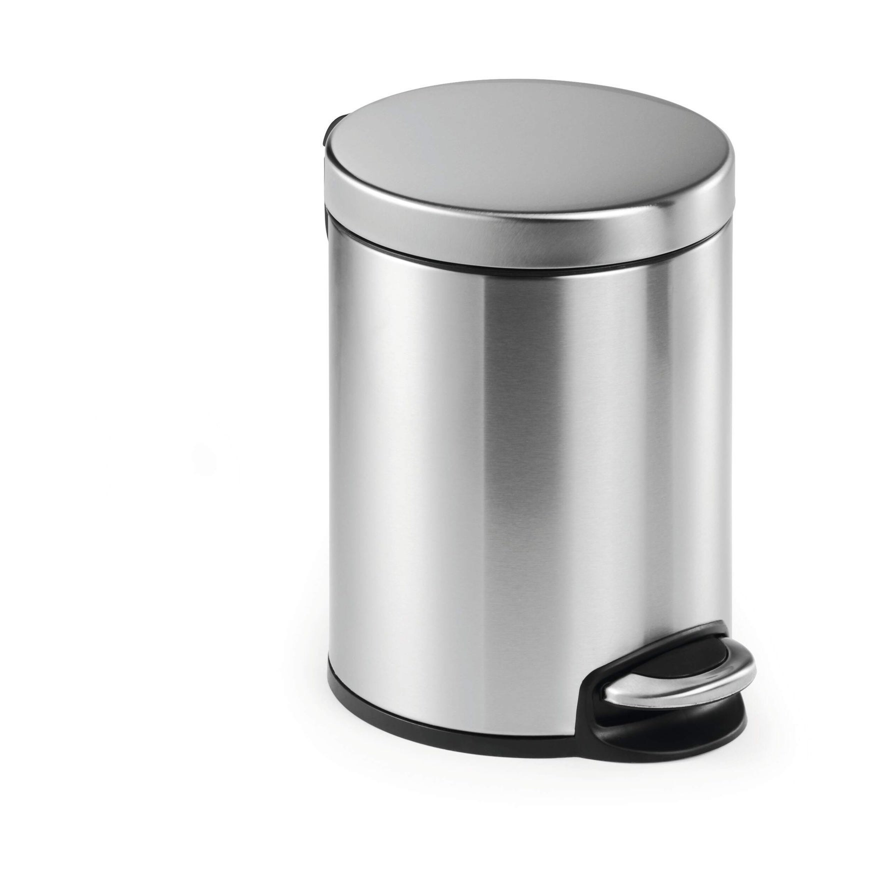 [8567917] Pedalhink metall 5 liter rostfritt stål