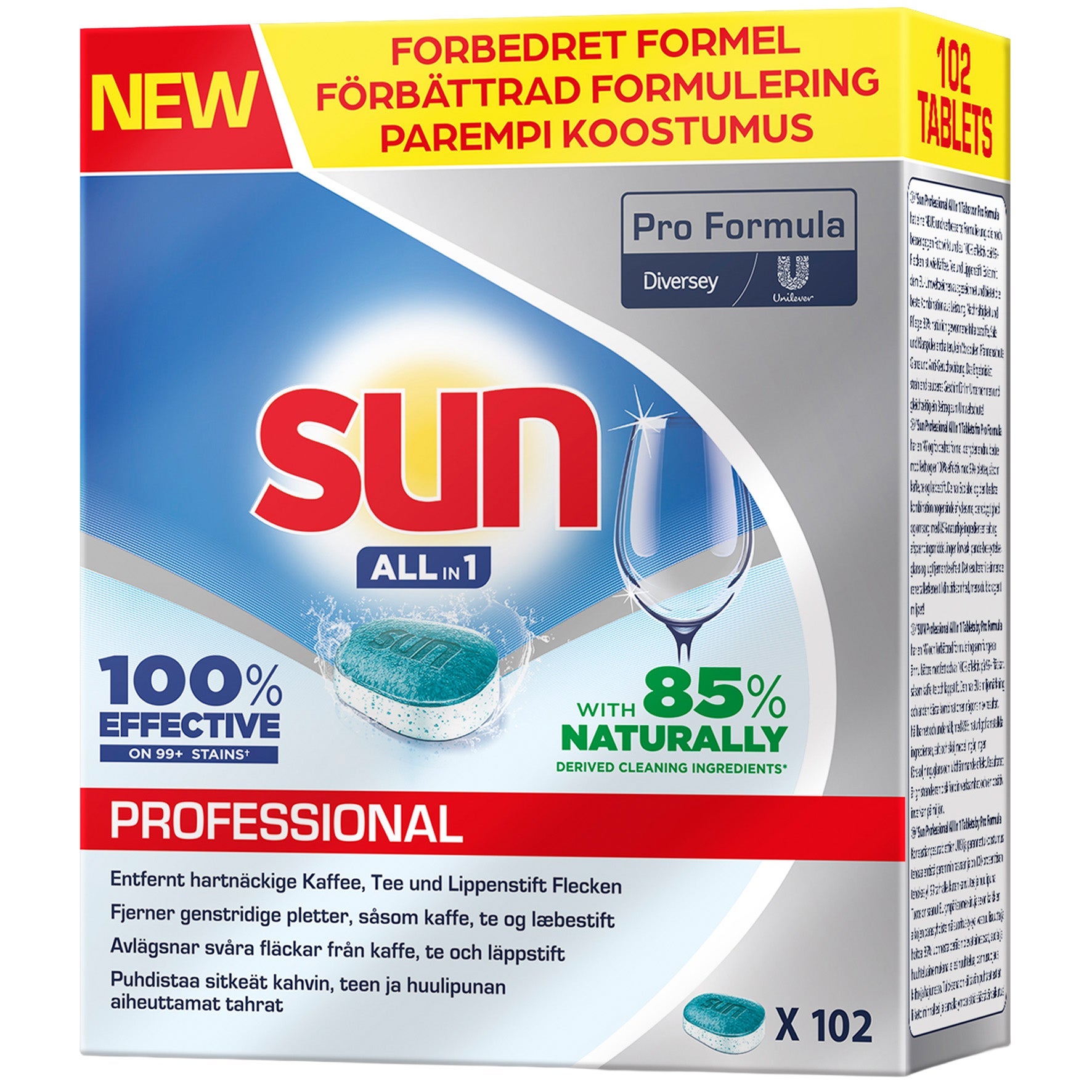 [8567712] Maskindisk Sun Pro Tabletter All-in-1