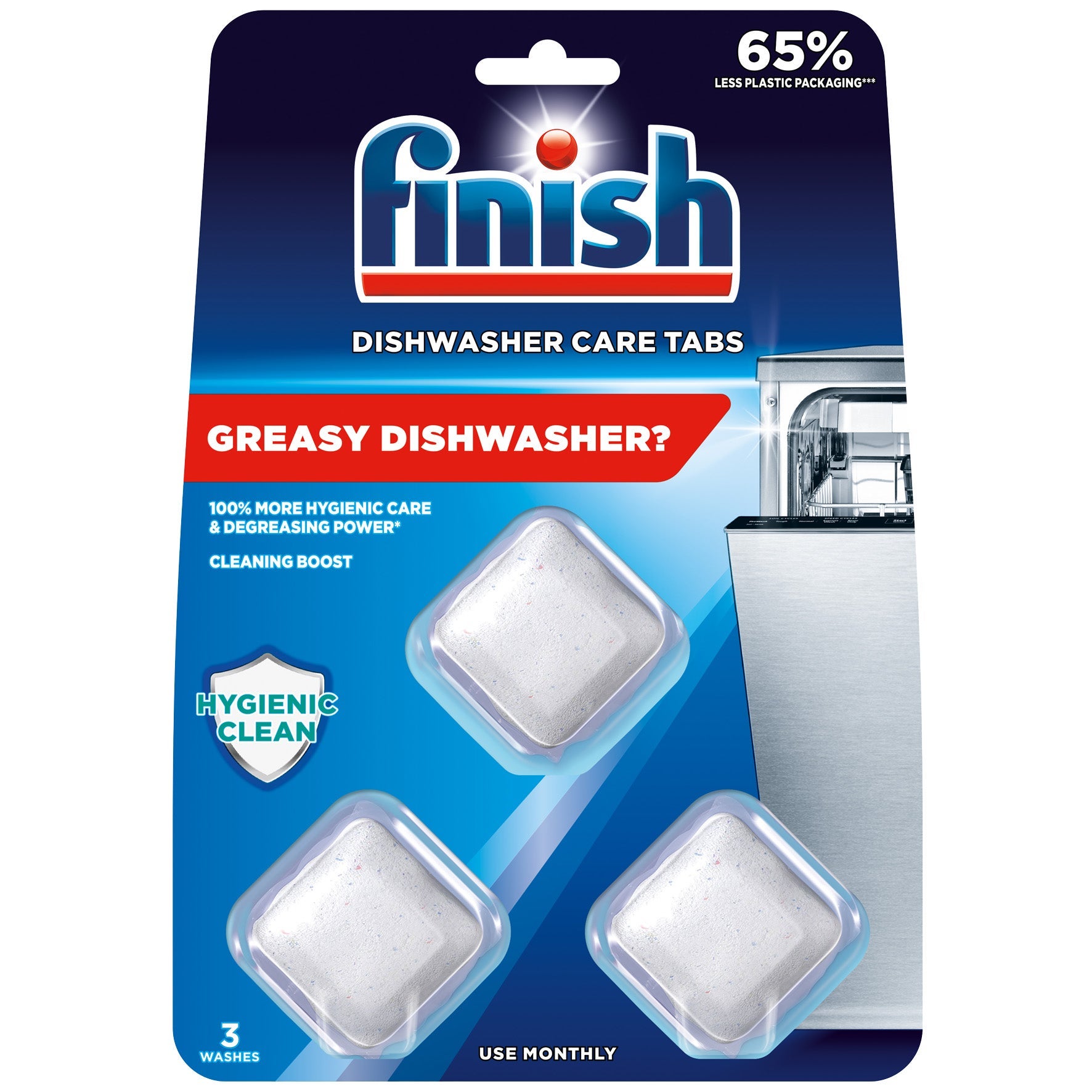 [8567968] Diskmaskinsrengöring Finish In-Wash 3-pack
